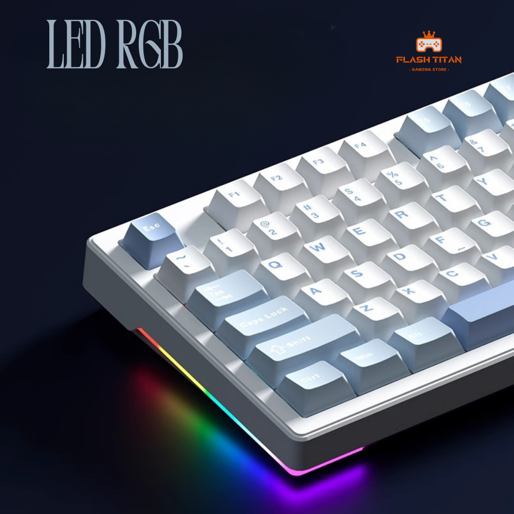 Bàn phím cơ Weikav WK87 - 3 mode - Hỗ trợ hotswap - Layout TKL - Led ...