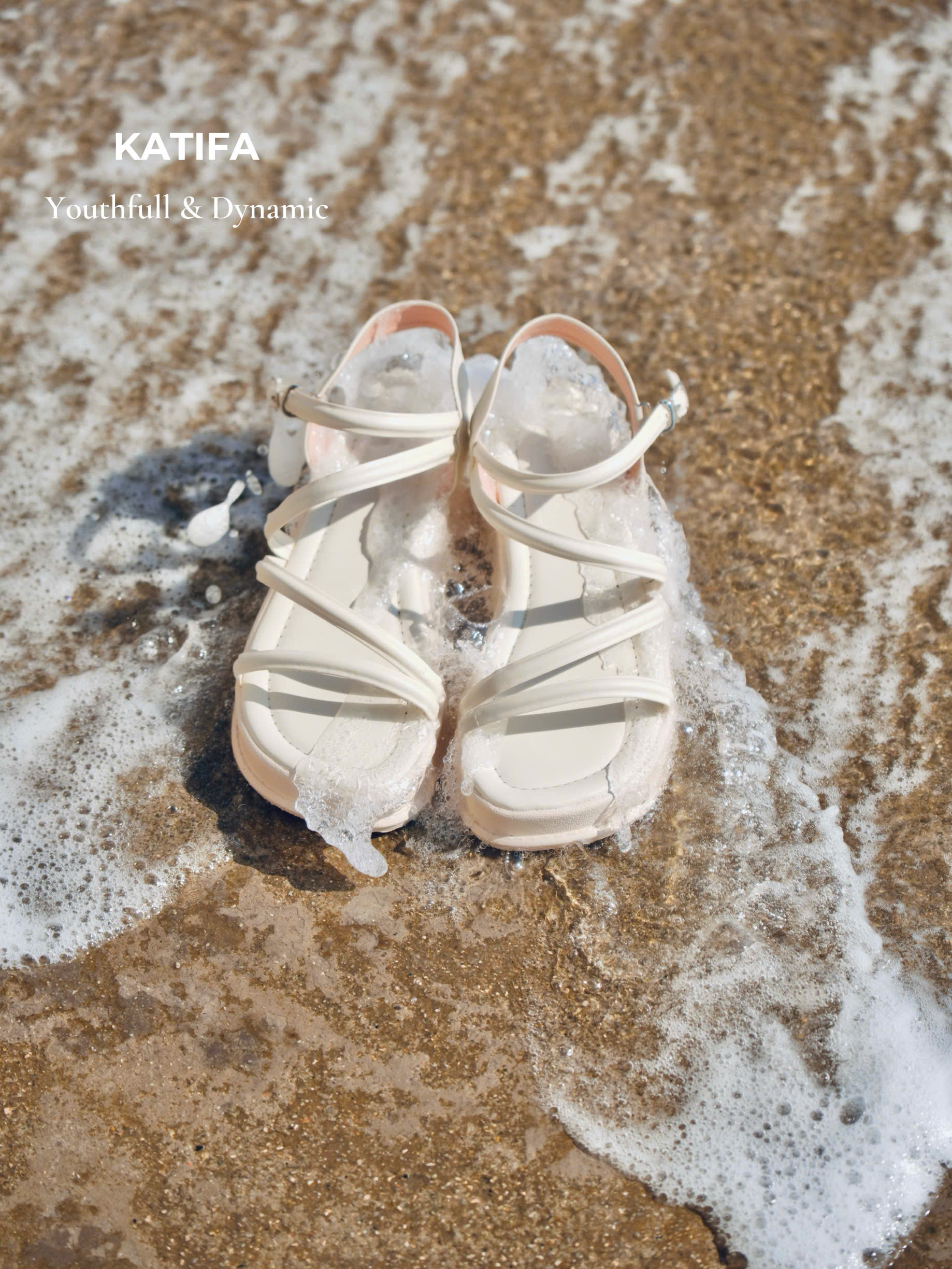 Mô tả Sandal Quai Chéo 5P Đế Bánh Mì LOUISA KATIFA K513D Chất Da PU Cao Cấp Đế PU Êm Mềm Bảo Hành 12T - 10