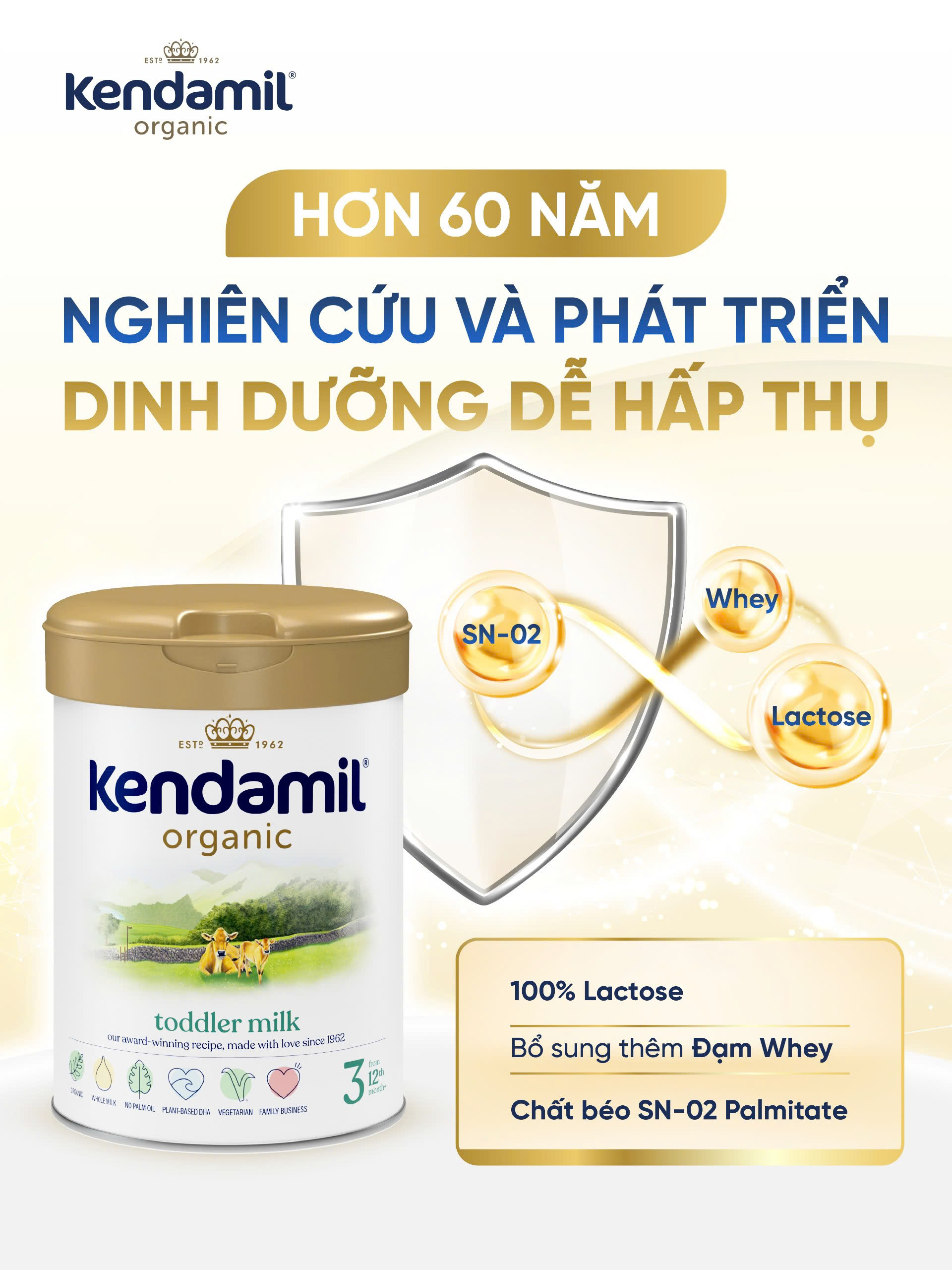 Mô tả Sữa Công Thức Hữu Cơ Kendamil Organic Số 2 (800g) [Link dự phòng] - 2