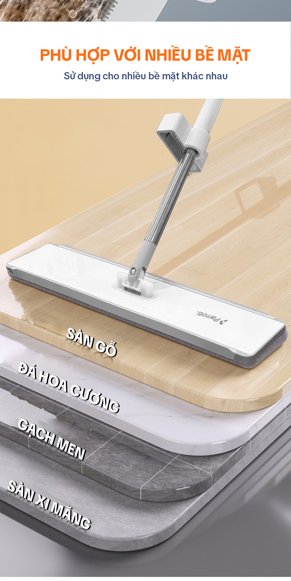 Thiết kế gọn gàng Parroti MG03