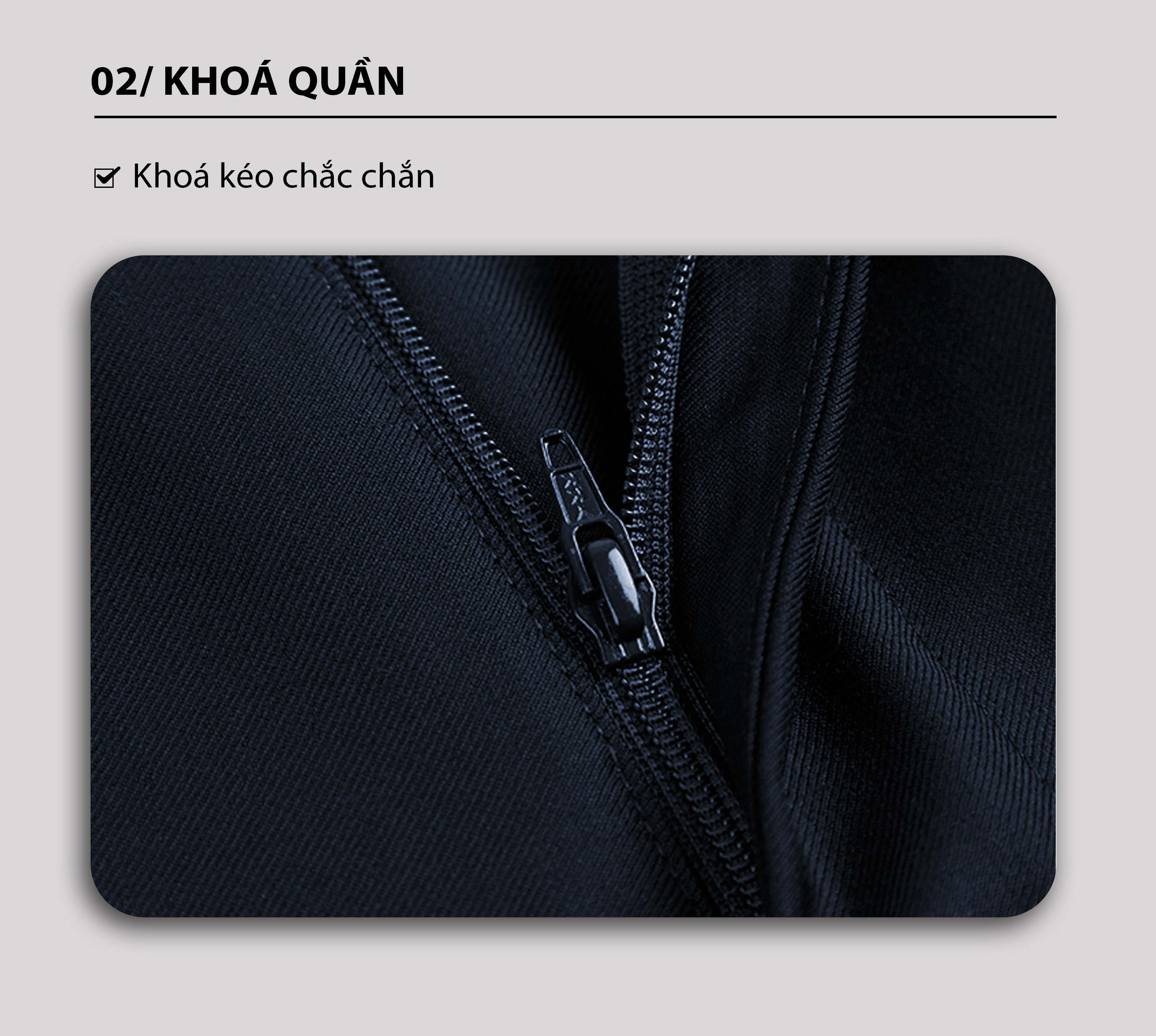 Mô tả Quần tây nam cao cấp MAC ARTHUR cao cấp chuẩn form xuất xịn, sang trọng, tôn dáng - 3
