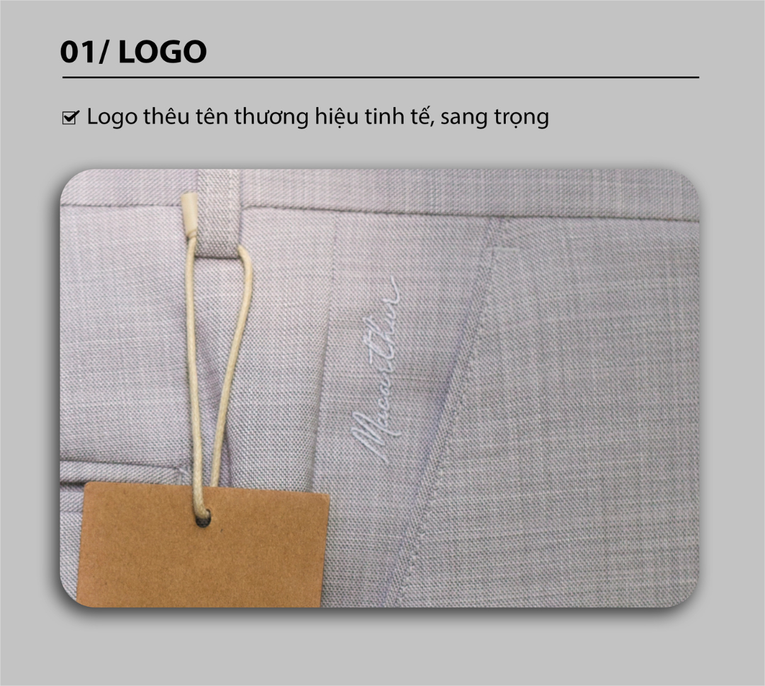 Mô tả Quần Âu Cao Cấp Chính Hãng MAC ARTHUR Chất Liệu Tự Nhiên Chống Nhăn Hoàn Hảo, Sang Trọng, Tôn Dáng - 1