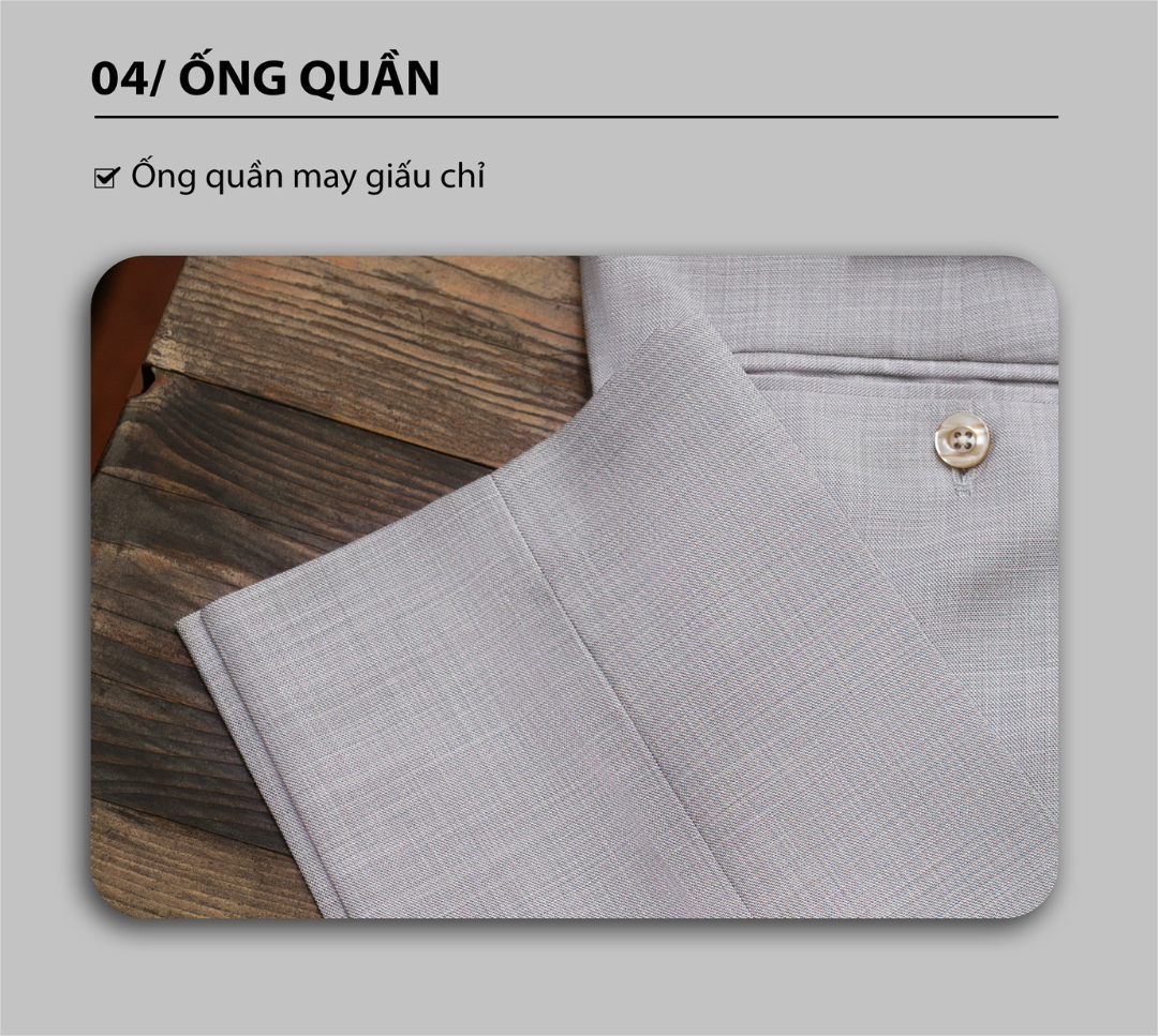 Mô tả Quần Âu Cao Cấp Chính Hãng MAC ARTHUR Chất Liệu Tự Nhiên Chống Nhăn Hoàn Hảo, Sang Trọng, Tôn Dáng - 4