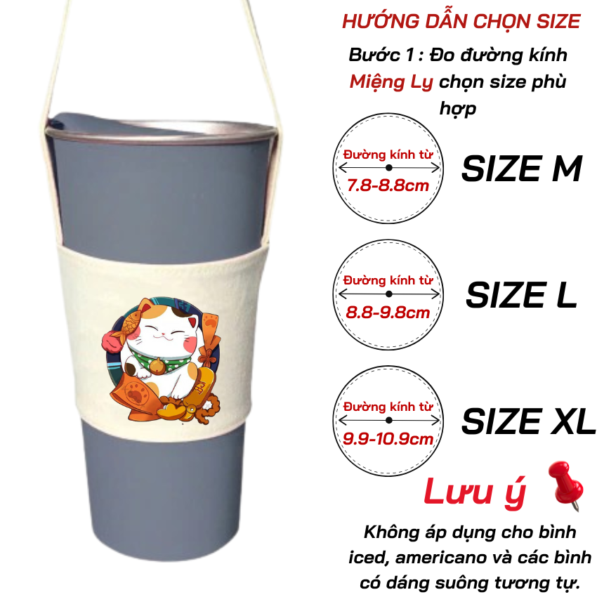 Quai vải đựng bình nước