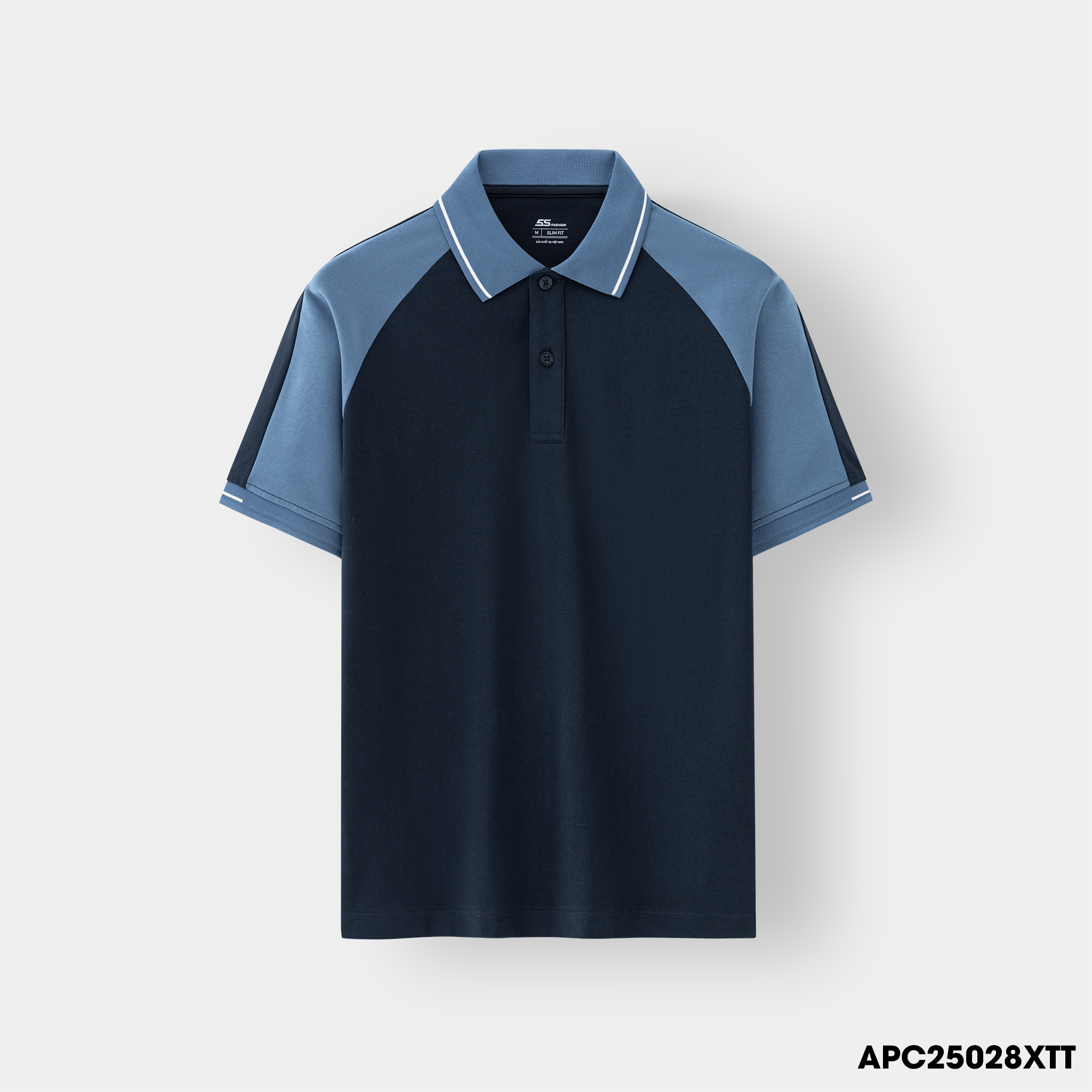 Áo Polo Nam 5S FASHION Tay Raglan APC25028 - Hình ảnh 1