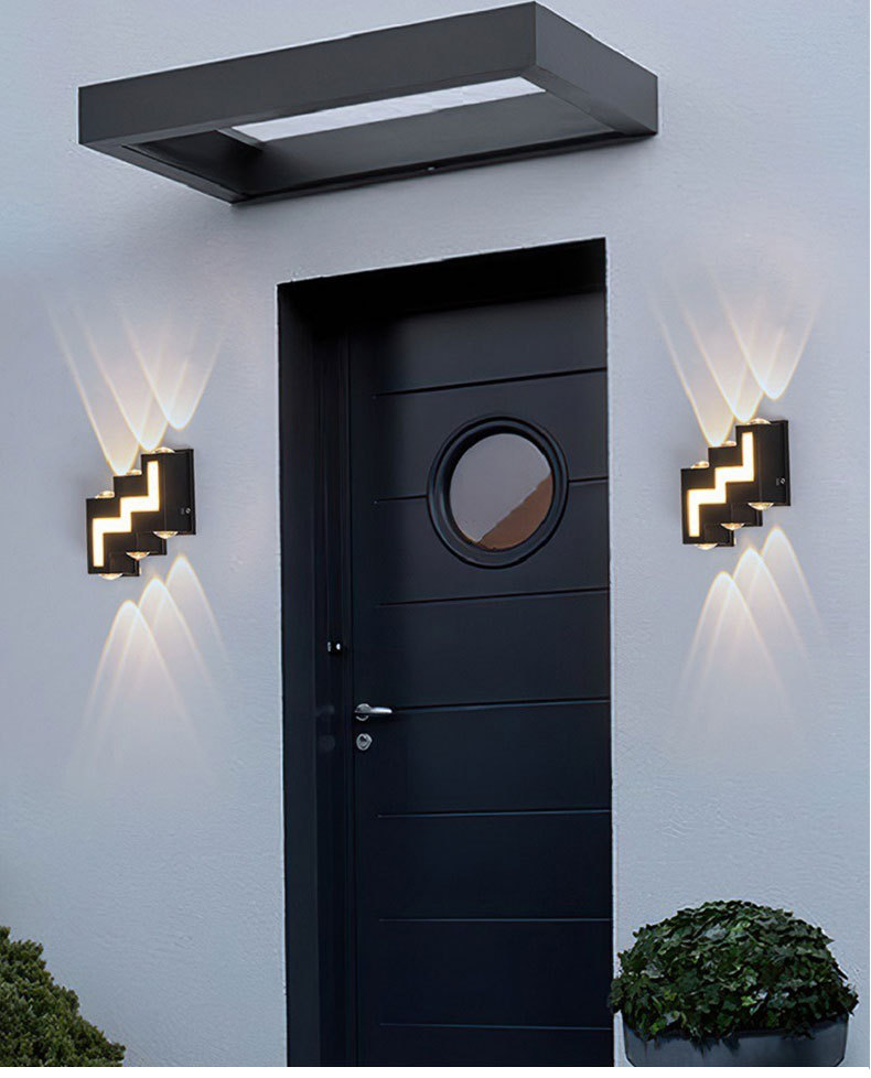 Mô tả Đèn hắt MONSKY POXAN nhôm đúc sơn tĩnh điện chống nước - dùng bóng LED ánh sáng vàng cao cấp - 1