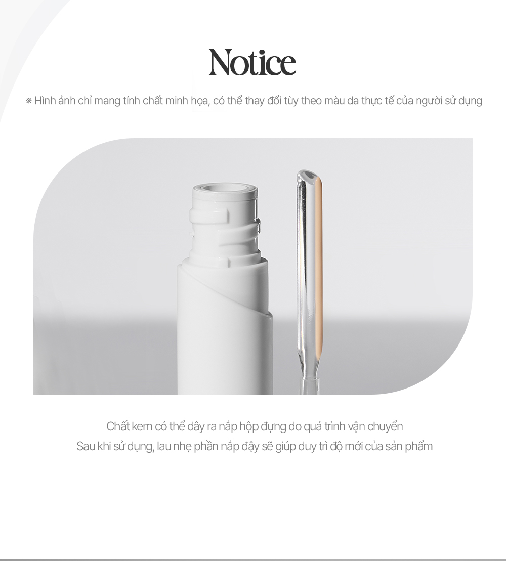 Mô tả Kem che khuyết điểm Bbia Eau Stay Concealer (8.5g) - 12