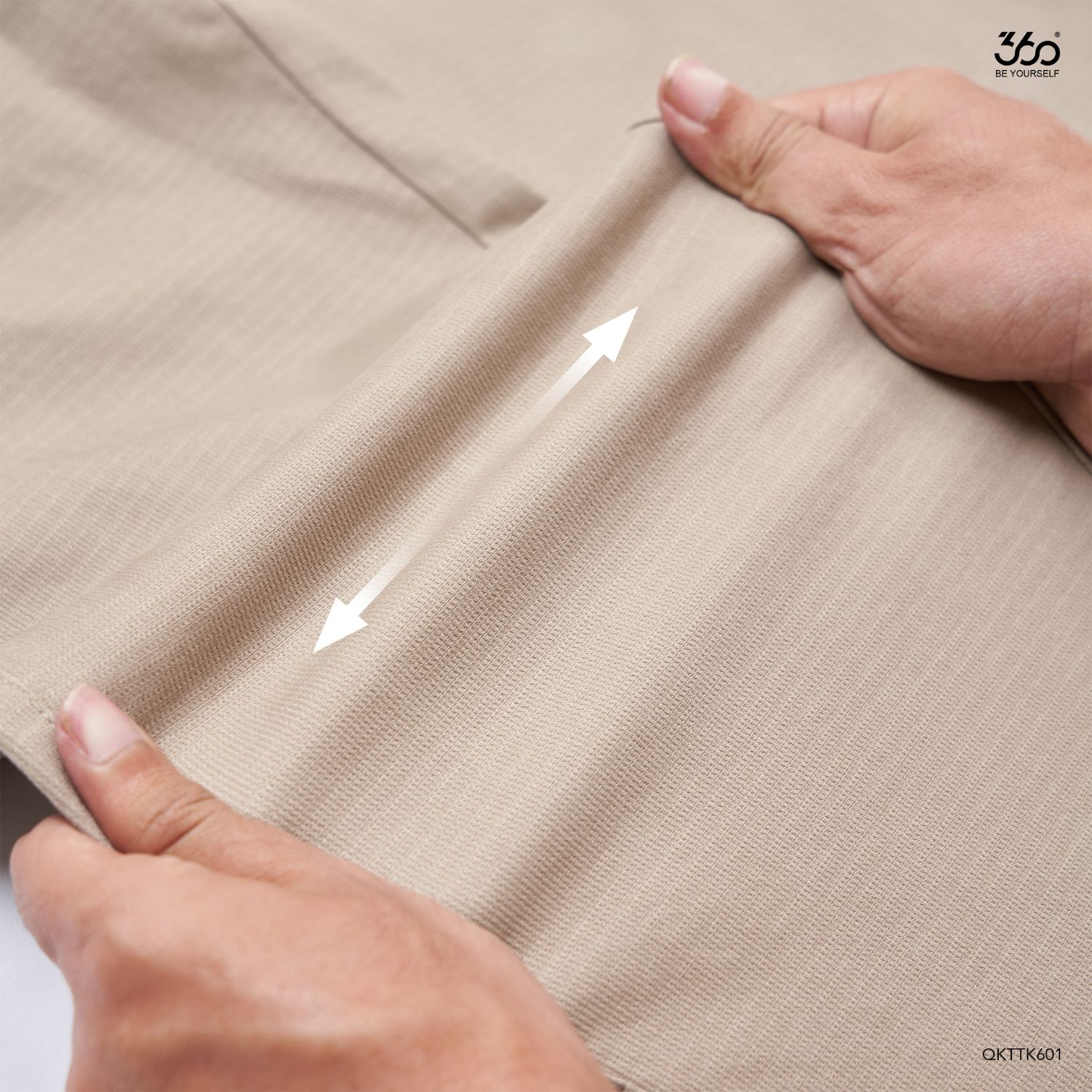 Mô tả Quần kaki nam thương hiệu 360 Boutique quần dài nam đứng form, trẻ trung - QKTTK601 - 2