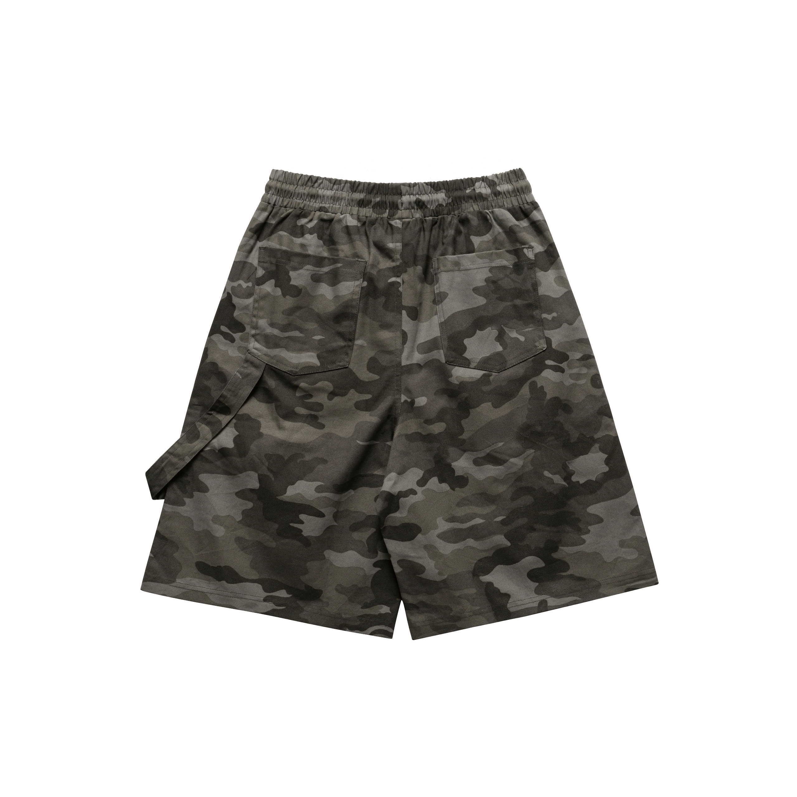 Mô tả Quần short Lửng nam phom rộng ILUM họa tiết camo CAPMAN CLUB, quần lửng nam cá tính, trẻ trung - 8
