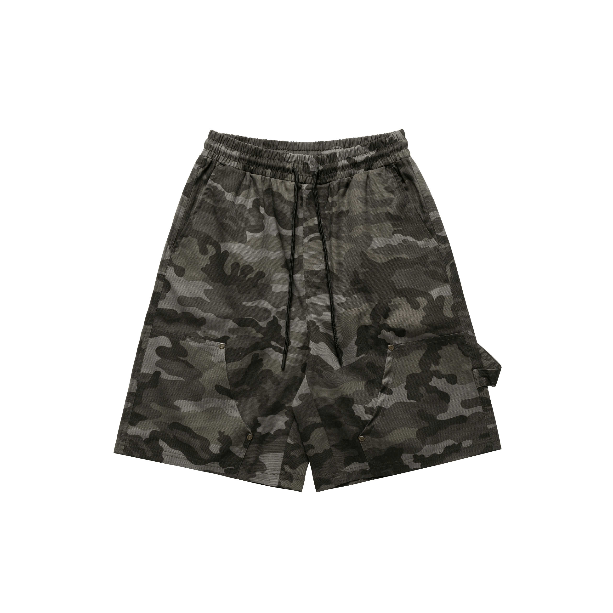 Mô tả Quần short Lửng nam phom rộng ILUM họa tiết camo CAPMAN CLUB, quần lửng nam cá tính, trẻ trung - 9