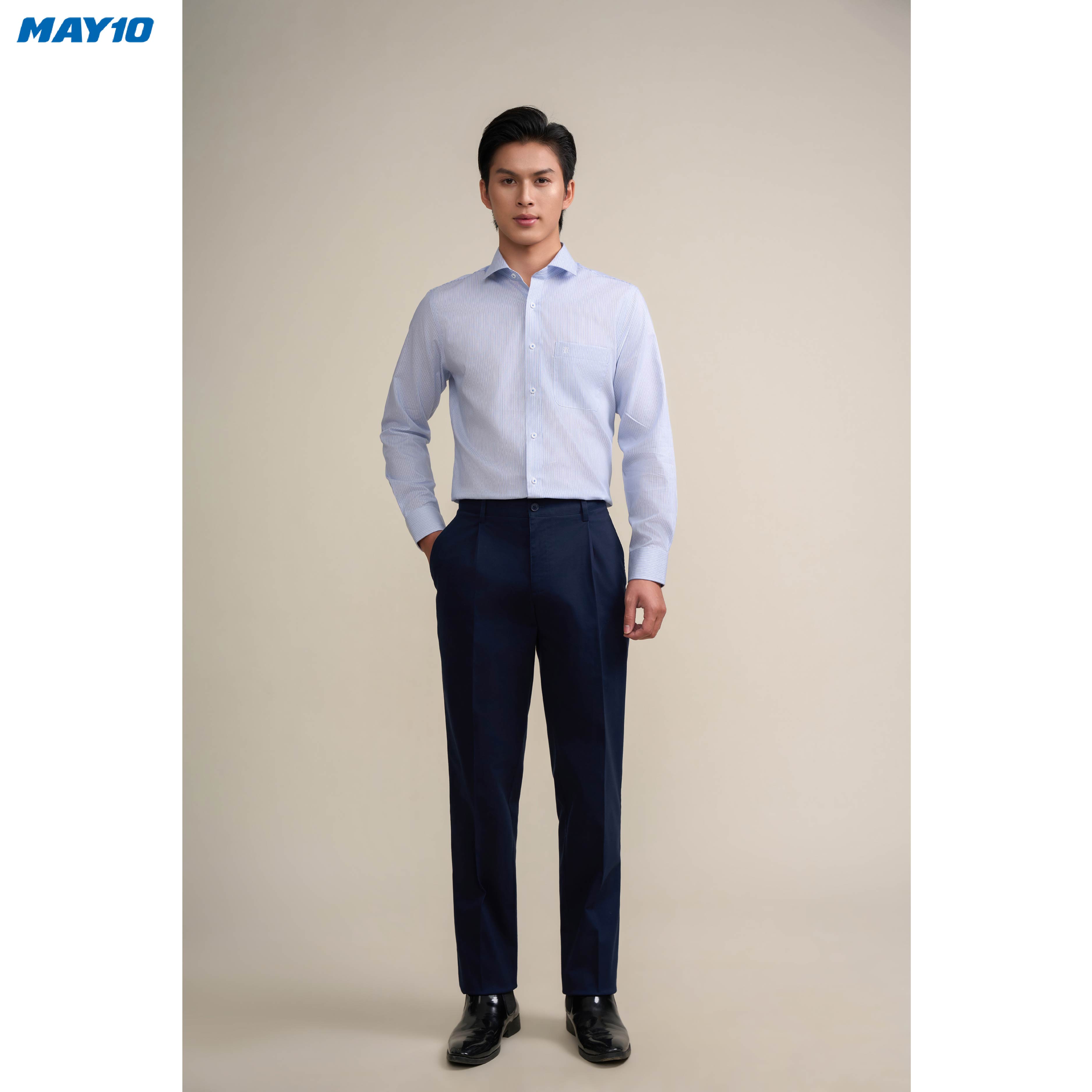 Mô tả Quần kaki nam May 10 có ly mã 020124360CL QK068 - 1