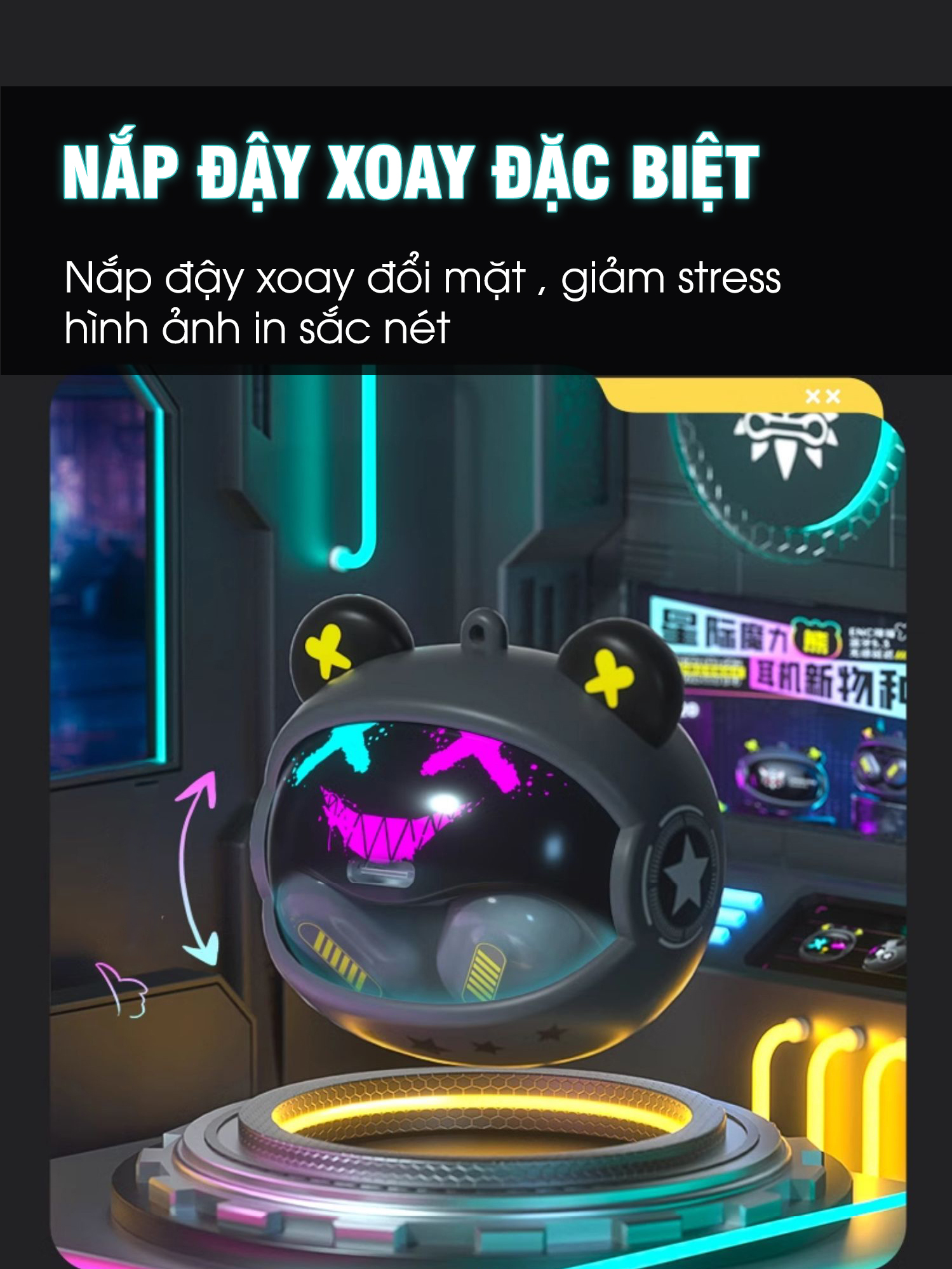 Mô tả Tai nghe gaming MEMO Onikuma T20 chống ồn không delay hỗ trợ chơi game nghe nhạc đeo cổ thời trang Liên quân mobile FF - 3