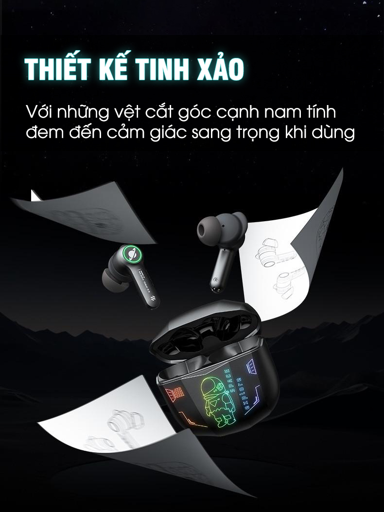 Mô tả Tai nghe gaming điện thoại MEMO Onikuma T36 RGB âm thanh vòm HIFI 3D hỗ trợ chơi game không delay Liên quân FF PUBG - 2