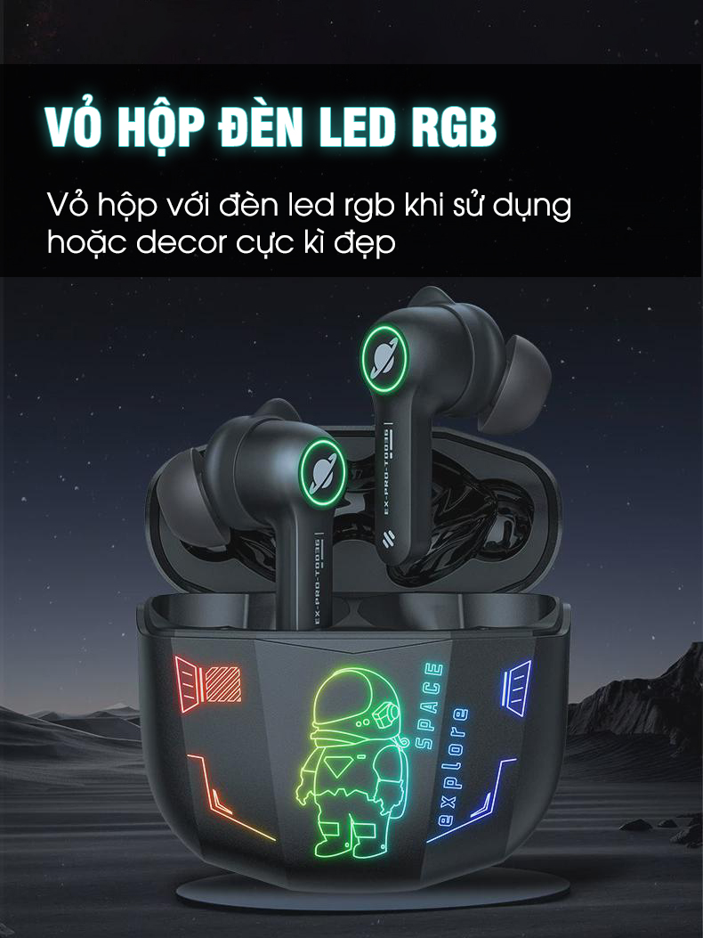 Mô tả Tai nghe gaming điện thoại MEMO Onikuma T36 RGB âm thanh vòm HIFI 3D hỗ trợ chơi game không delay Liên quân FF PUBG - 3