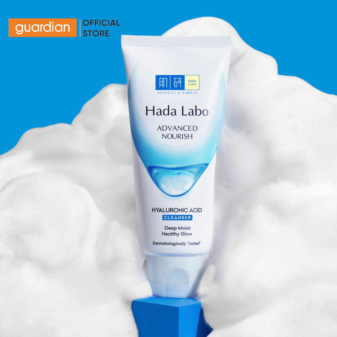 Mô tả Kem Rửa Mặt Dưỡng Ẩm Hada Labo Advanced Nourish Hyaluronic Acid Cleanser Guardian 80Gr - 2