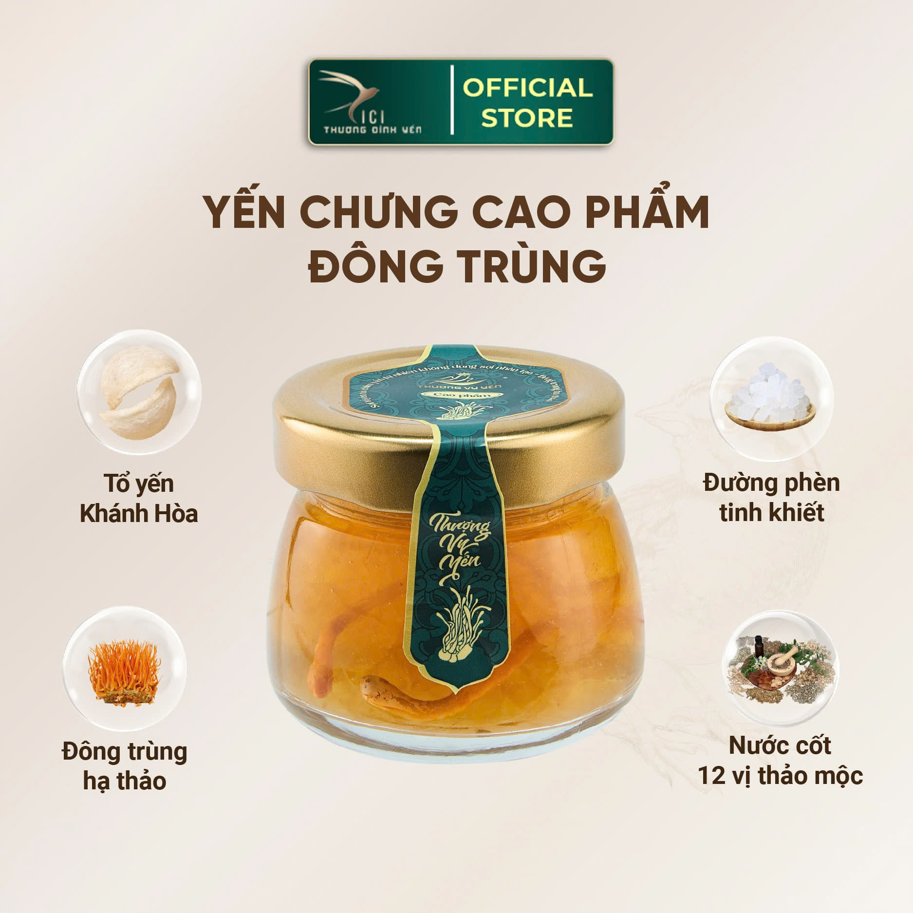 Mô tả Set 18 Hũ Yến Sào Chưng Công Nghệ Cao Cao Phẩm CiCi Thượng Đỉnh Yến 65g Yến Tươi Nguyễn Chất Yến Sào Khánh Hòa Cao Cấp - 6