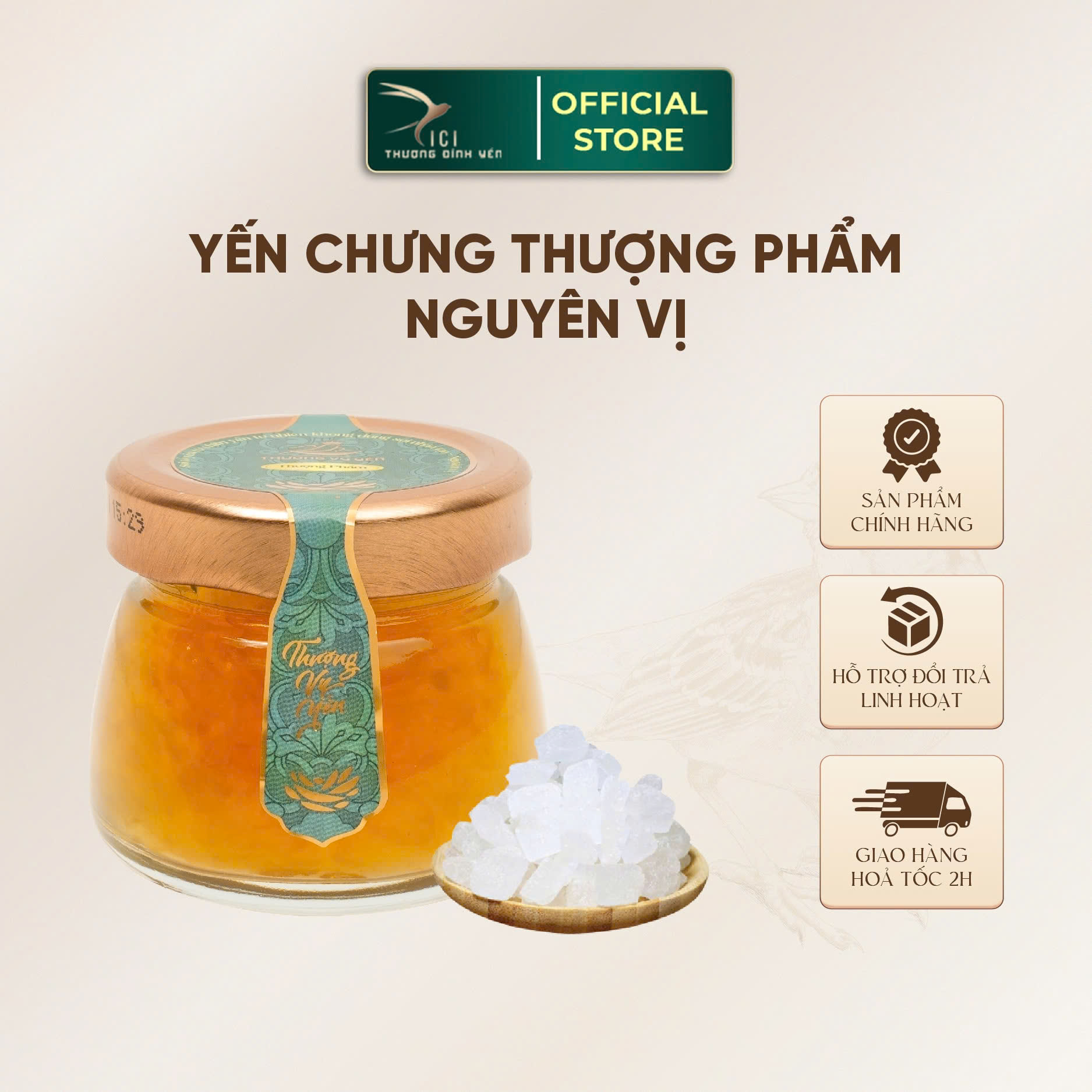 Mô tả Set Quà 10 Hũ Yến Chưng Sẵn Thượng Phẩm CiCi Thượng Đỉnh Yến Công Nghệ Cao Nguyên Chất Yến Sào Khánh Hòa - 5