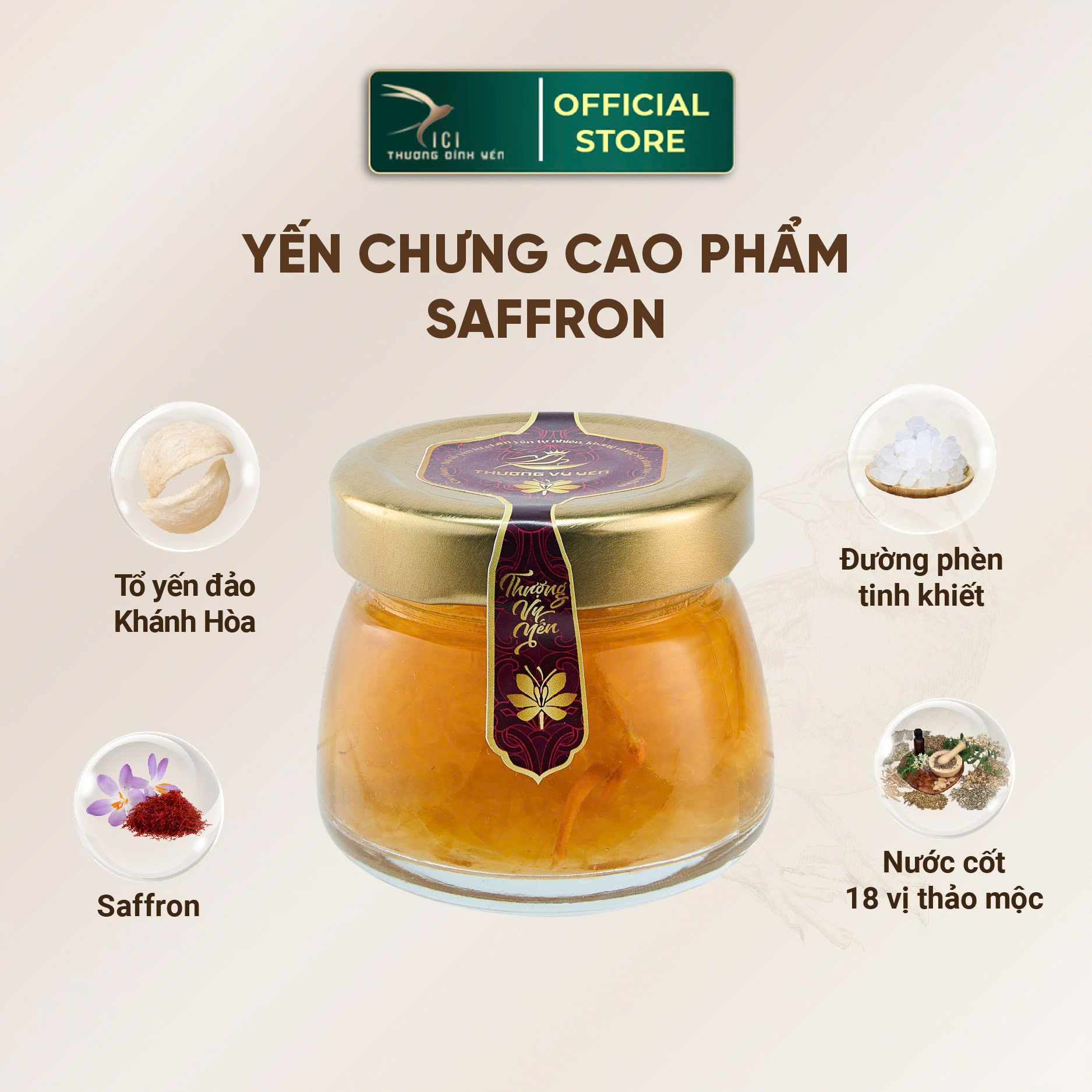 Mô tả Set 18 Hũ Yến Sào Chưng Công Nghệ Cao Cao Phẩm CiCi Thượng Đỉnh Yến 65g Yến Tươi Nguyễn Chất Yến Sào Khánh Hòa Cao Cấp - 5