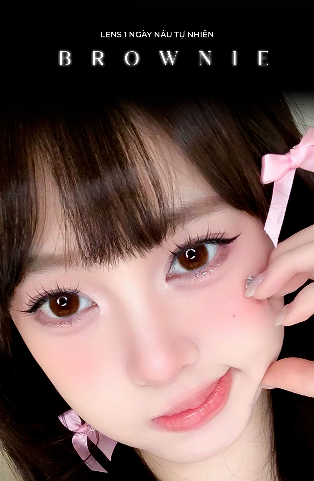 Mô tả Lens 1 ngày trong suốt Angel Eyes cho mắt nhạy cảm, kính áp tròng hàng ngày trong suốt có độ cận từ 1 đến 8 độ - 3