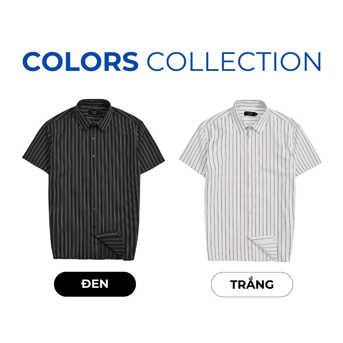 Mô tả Áo Sơ Mi Nam Vải Cotton AKUBA Tay Ngắn Năng Động Dáng Slimfit | 02AP1170 - 5