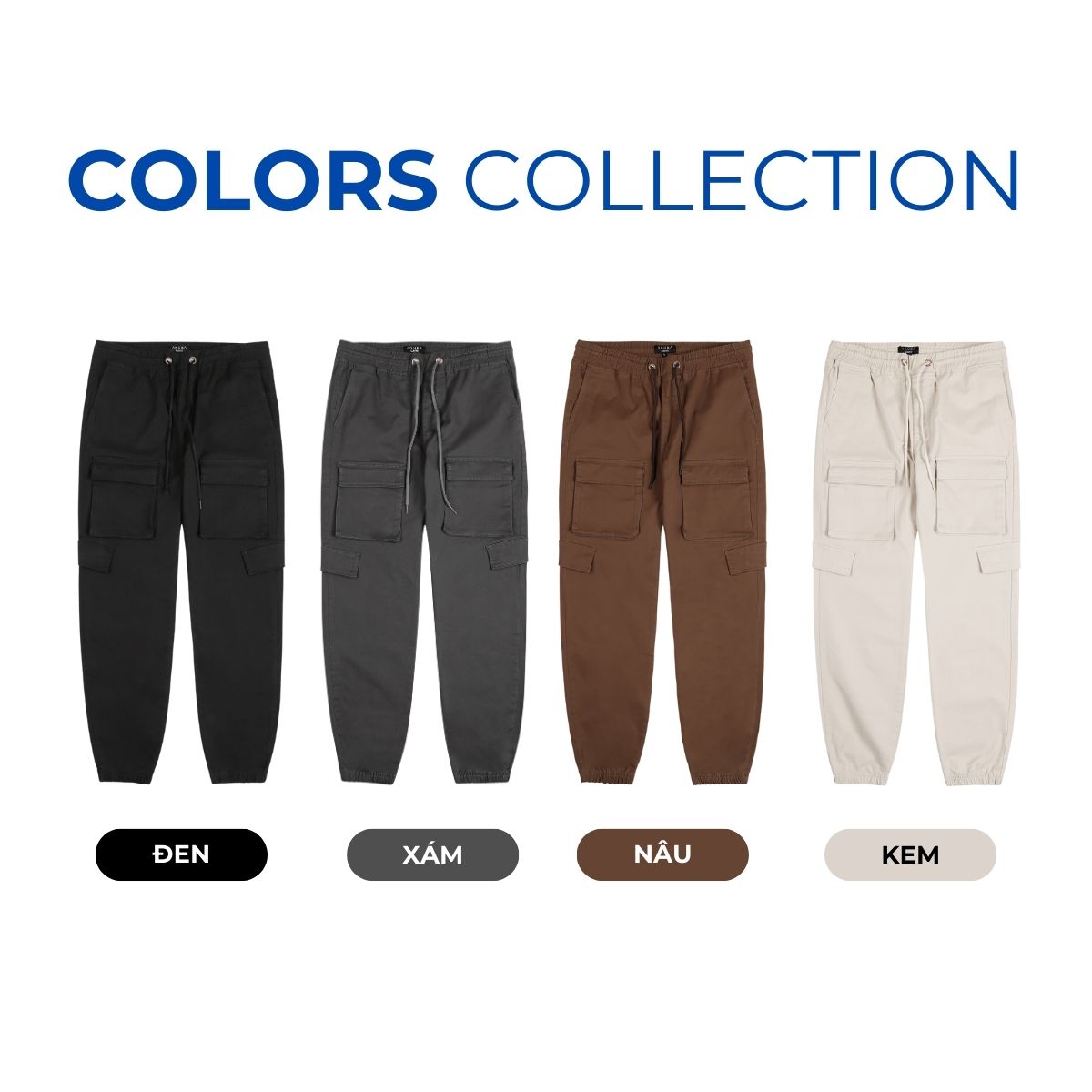 Mô tả Quần Jogger Kaki AKUBA form Slimfit chất liệu Kaki dày dặn bền màu kiểu dáng năng động | 01R0658 - 4