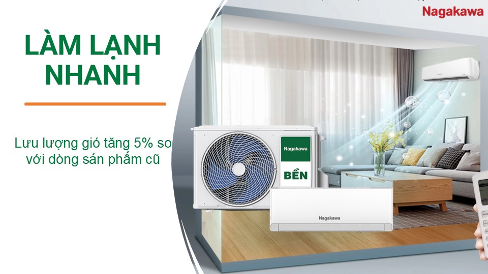 Làm lạnh nhanh Turbo Mode Nagakawa