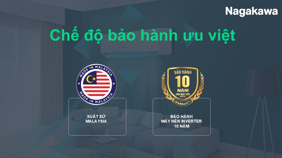 Chính sách bảo hành Nagakawa