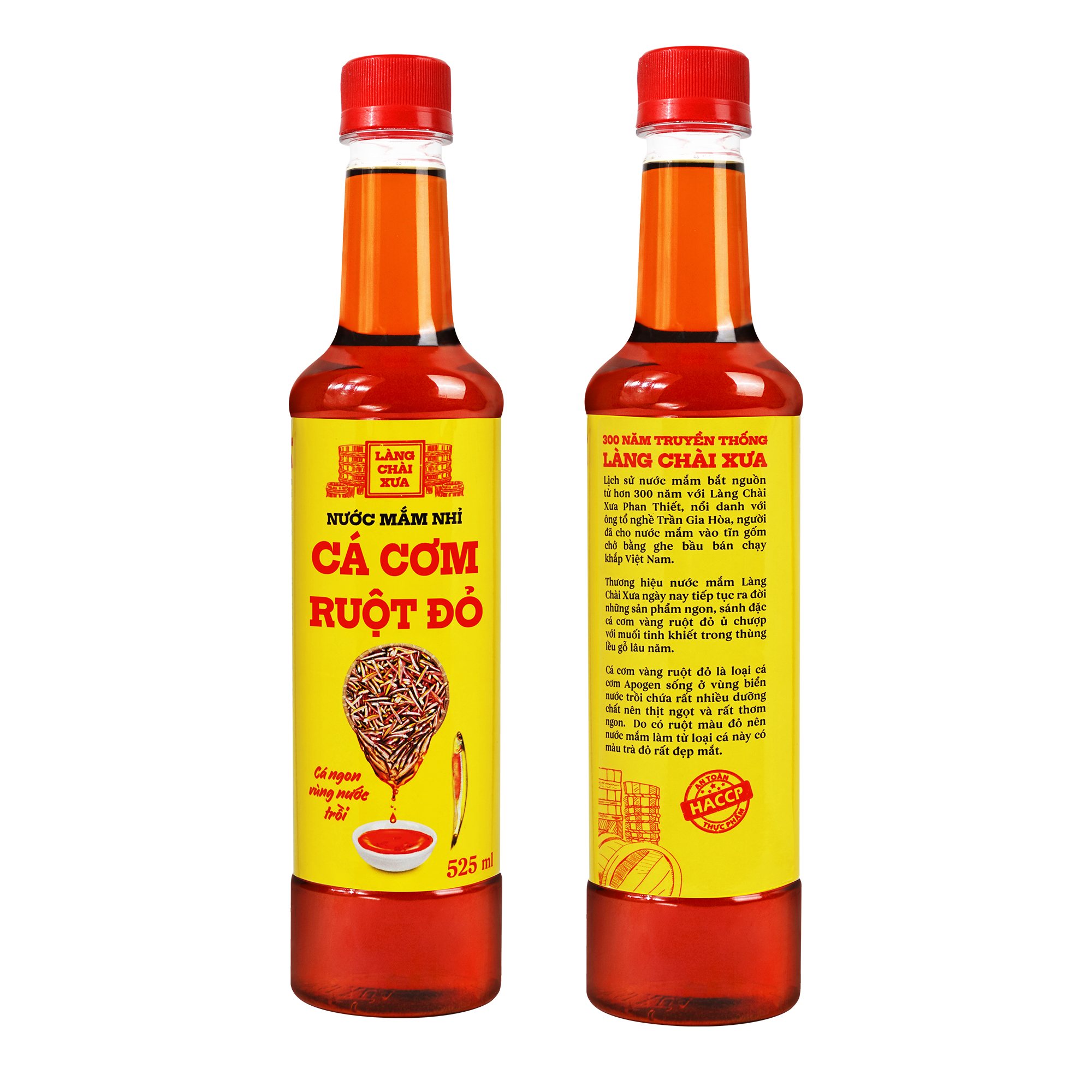 Mô tả 3 than - 3 vàng Nước Mắm Nhỉ Làng Chài Xưa Cá Cơm Than, Cá Cơm Ruột Đỏ 525ml/chai nhựa cao cấp - 3