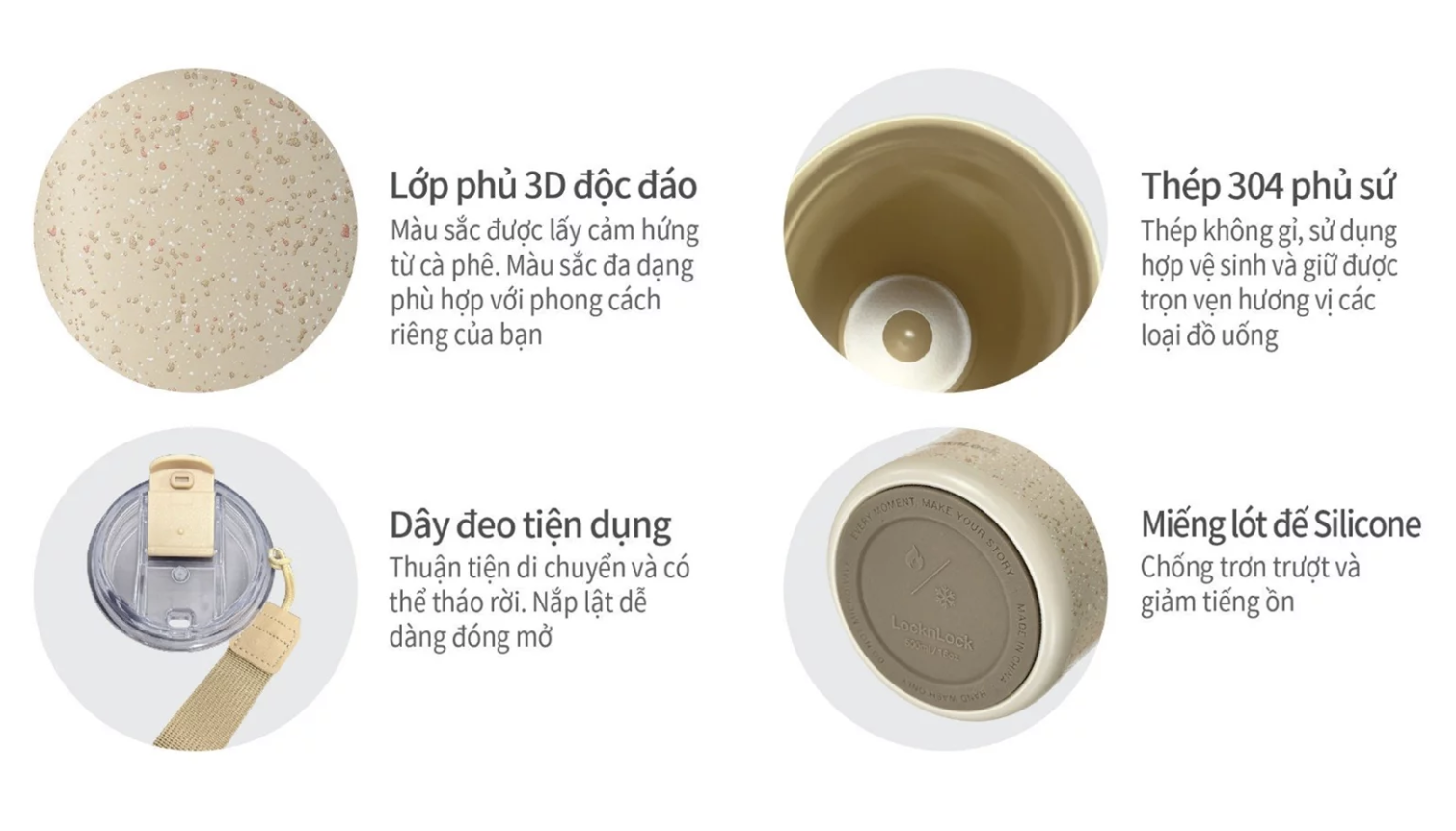 Ly giữ nhiệt Lock&Lock Metro Cafe Tumbler LHC4357 (500ml) – Quà tặng doanh nghiệp in logo thương hiệu sang trọng