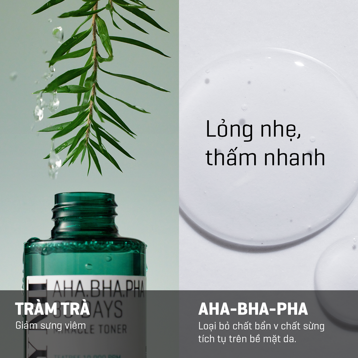 Mô tả Some By Mi Nước hoa hồng hỗ trợ làm dịu mụn AHA-BHA-PHA 30 Days Miracle Toner 150ml - 3