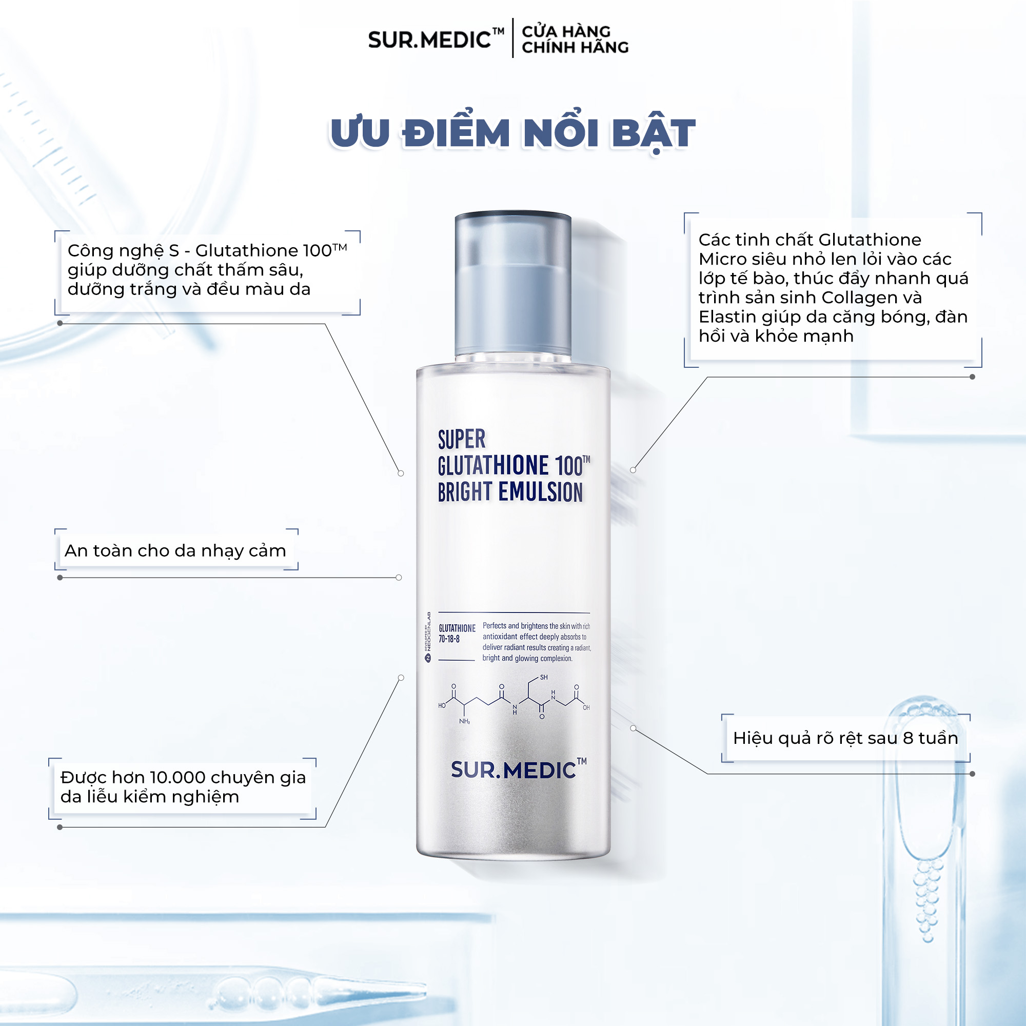 Mô tả Tặng 1 Kem Tone Up - Bộ Ba Sản Phẩm Tinh Chất Hỗ Trợ Dưỡng Sáng Da Toàn Thân 302ml - 6