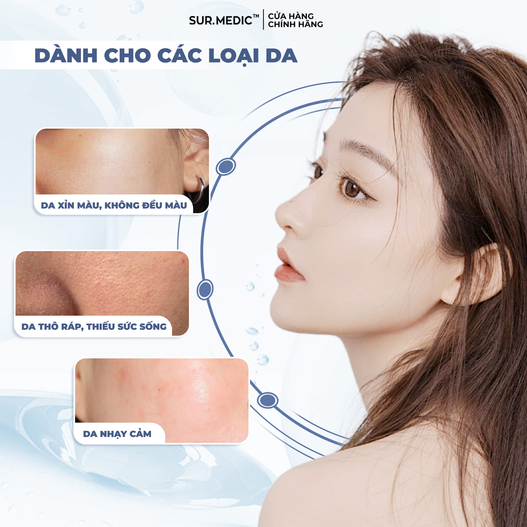 Mô tả Bộ Đôi Kem Dưỡng Hỗ Trợ Dưỡng Trắng Và Hỗ Trợ Nâng Tone Da SUR.MEDIC 190ml - 8