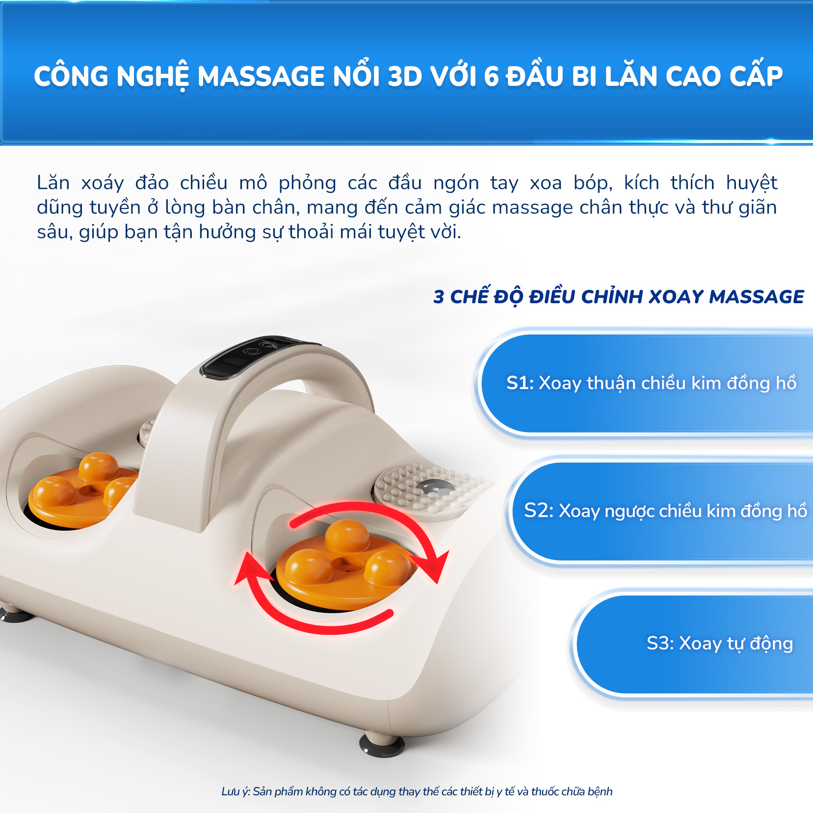 Mô tả Máy Massage Bàn Chân BUMAS M15 - Rung Mát Xa Kết Hợp Chườm Ấm Hiệu Quả Đa Vùng - 6