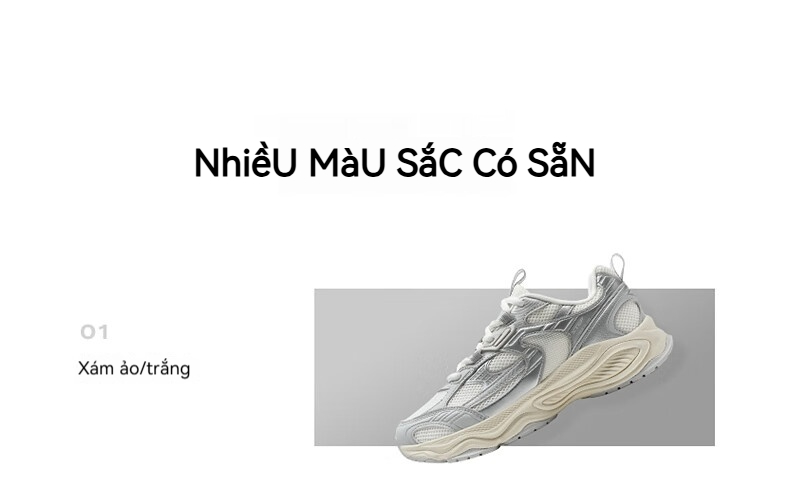 Mô tả XTEP Giày thể thao lưới thoáng khí tăng chiều cao thời trang thường ngày cho nữ - 4