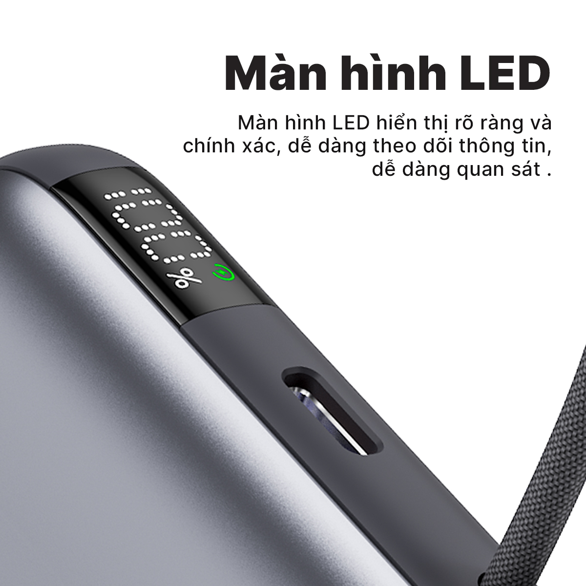 Mô tả Pin sạc dự phòng không dây StarGO Star X sạc từ tính dung lượng 10000mAh sạc nhanh 22.5W - 3
