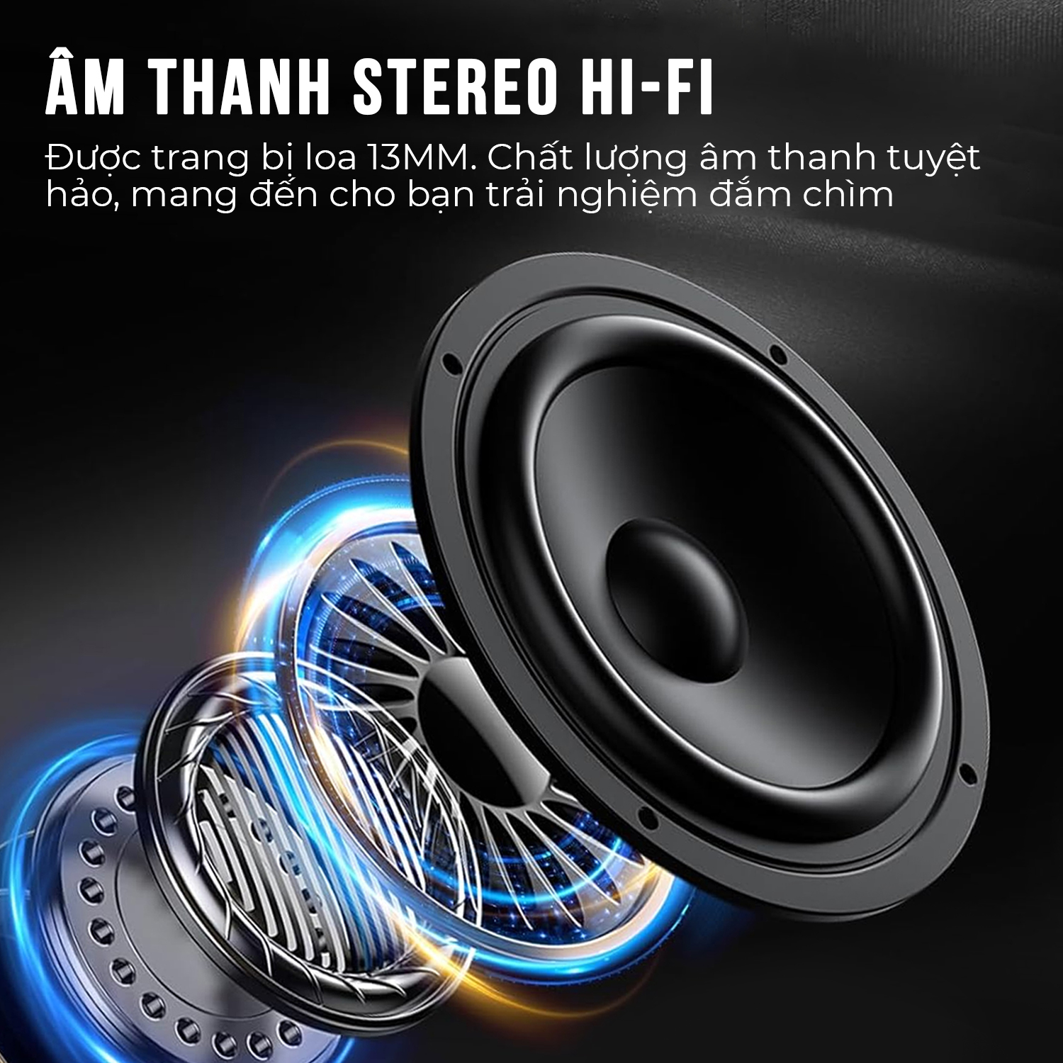 Mô tả Tai nghe Bluetooth True Wireless StarGO Hero chống ồn ANC thời gian nghe 6h - BH 12 tháng - 6