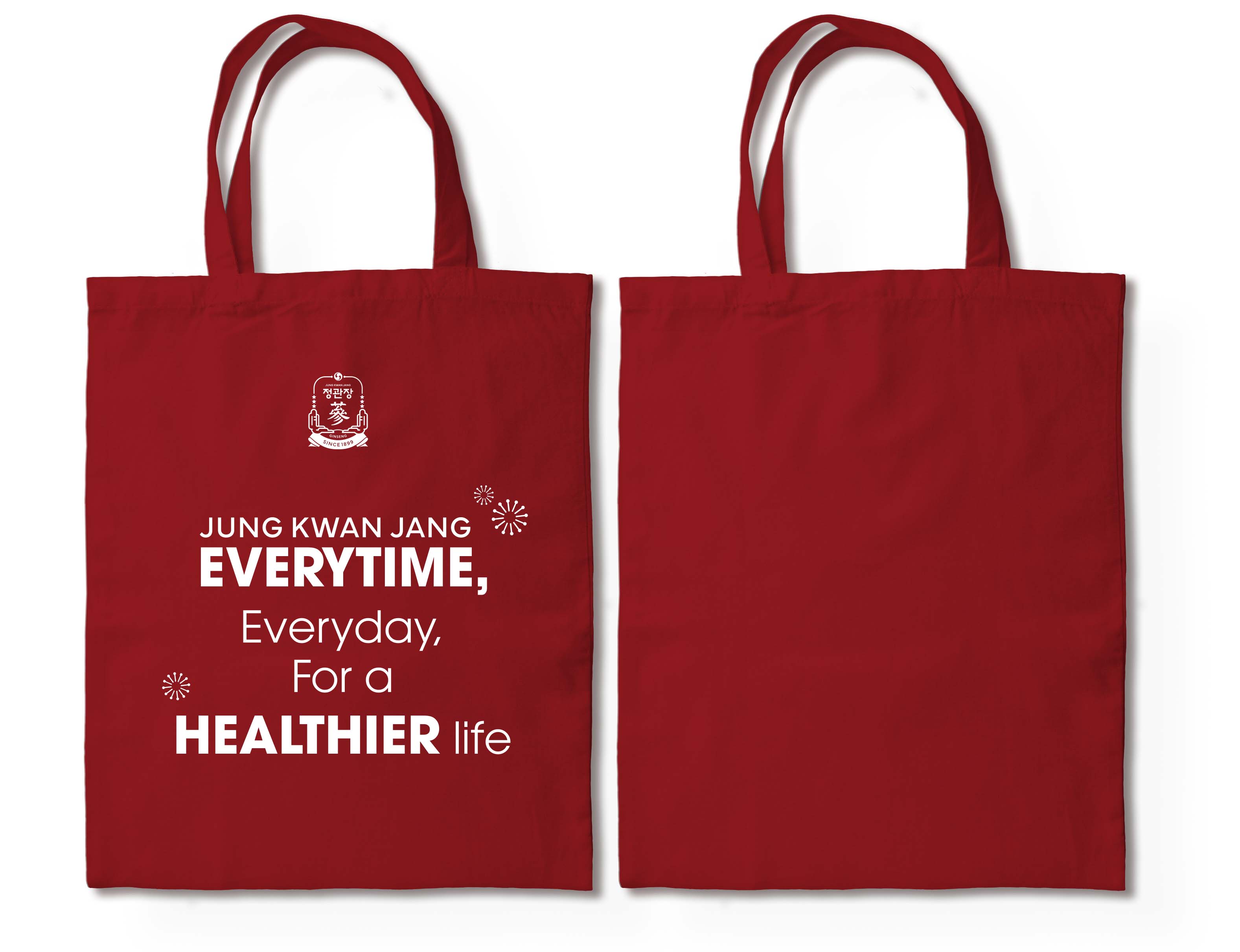 Mô tả Túi tote màu đỏ KGC Jung Kwan Jang - 1