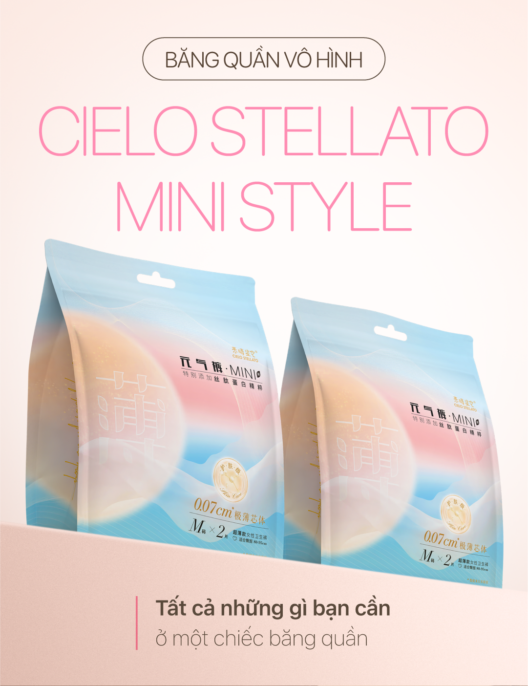 Băng Quần Vô hình Cielo Stellato