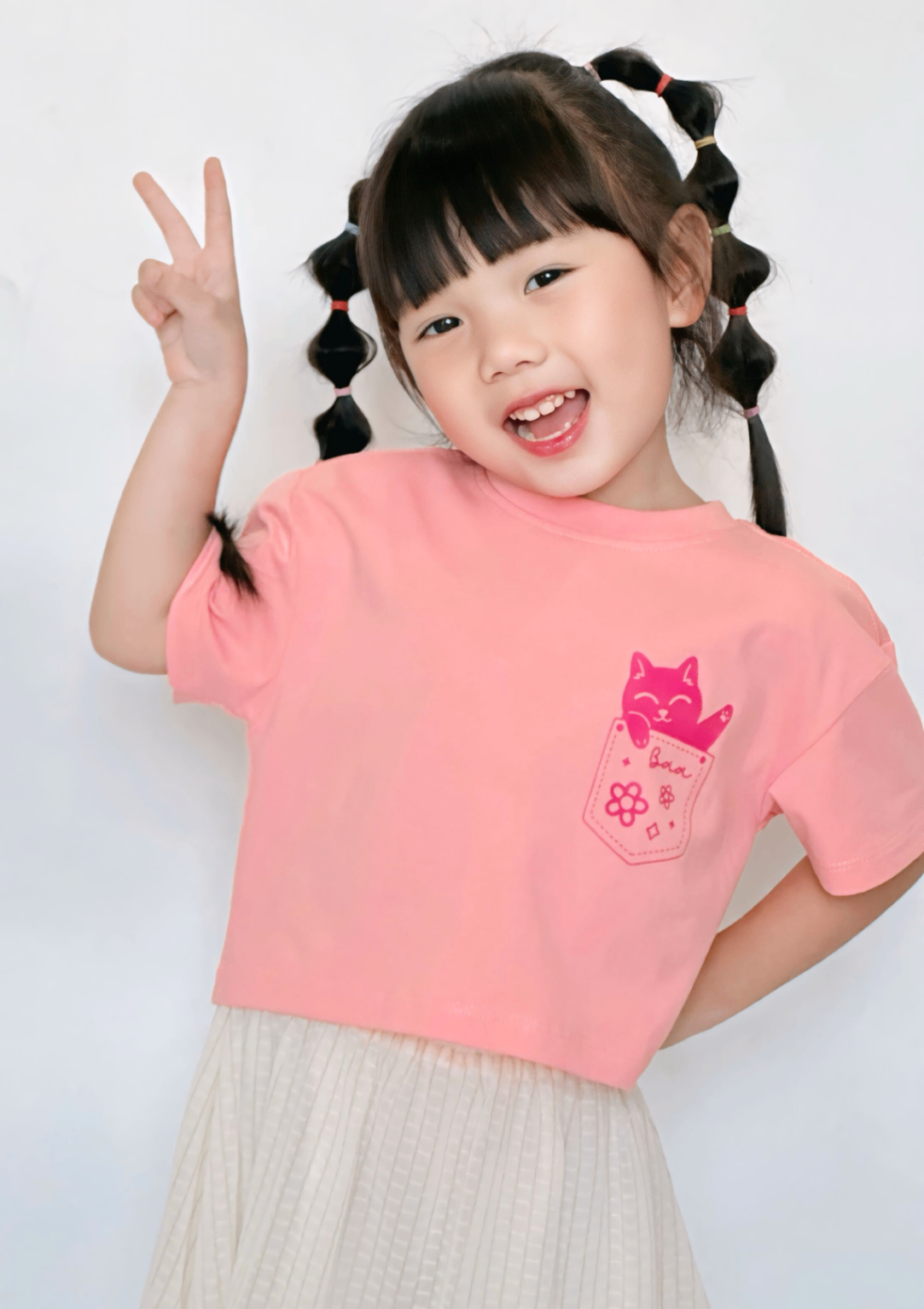 Mô tả Áo thun lửng form rộng bé gái BAA BABY, áo croptop in họa tiết unicorn cho bé từ 1 tuổi - 10 tuổi -AT33N - 1