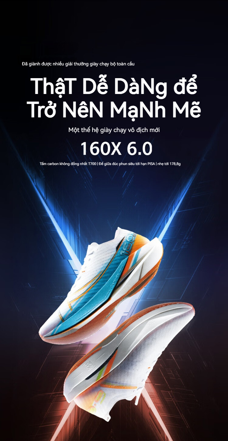 Mô tả XTEP 160X 6.0 Giày chạy bộ nữ chạy marathon giày chạy bộ chuyên nghiệp đế carbon - 2