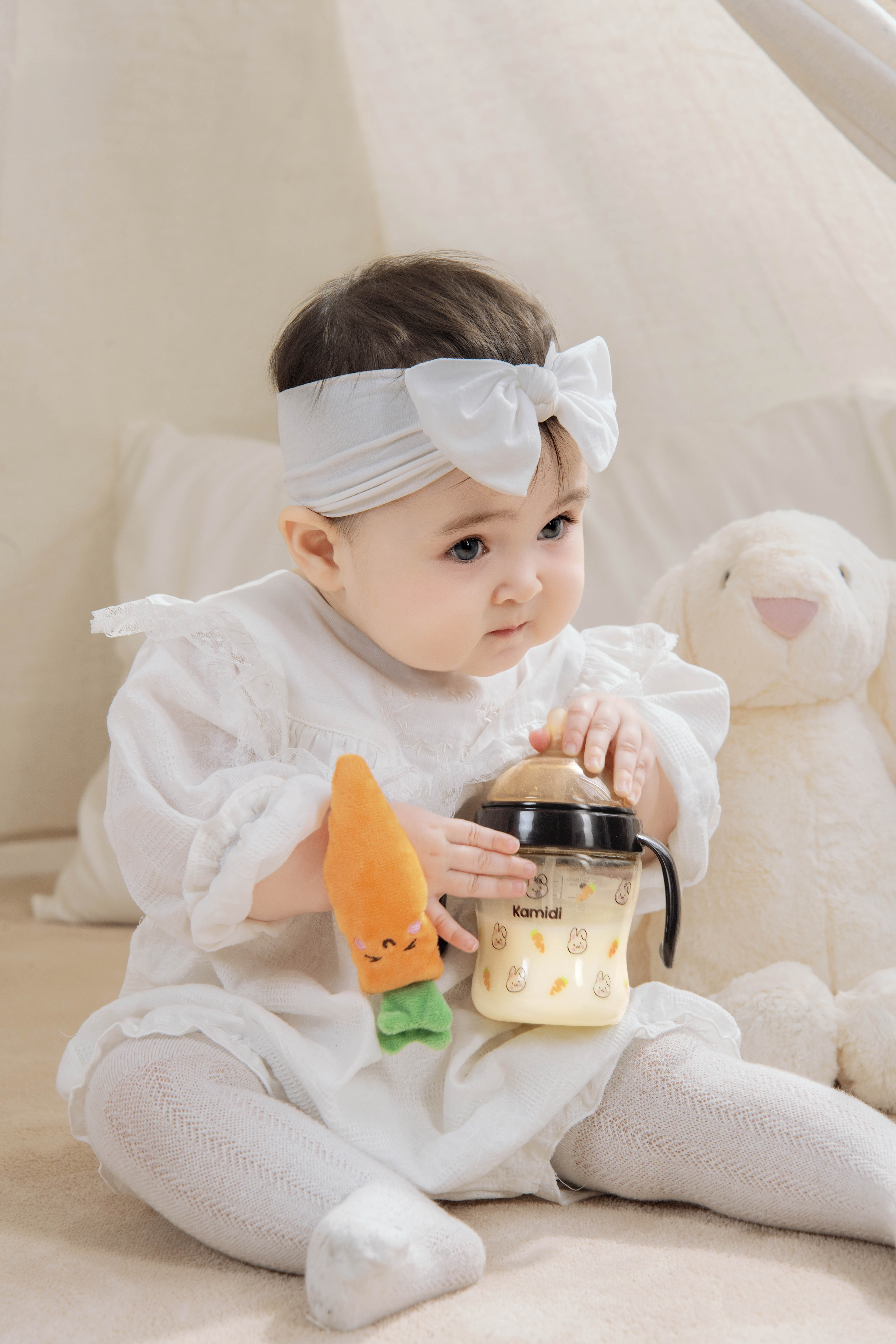 Mô tả Bình Sữa Kamidi Chất Liệu PPSU Họa Tiết Thỏ Dung Tích 210ml/300ml - 4