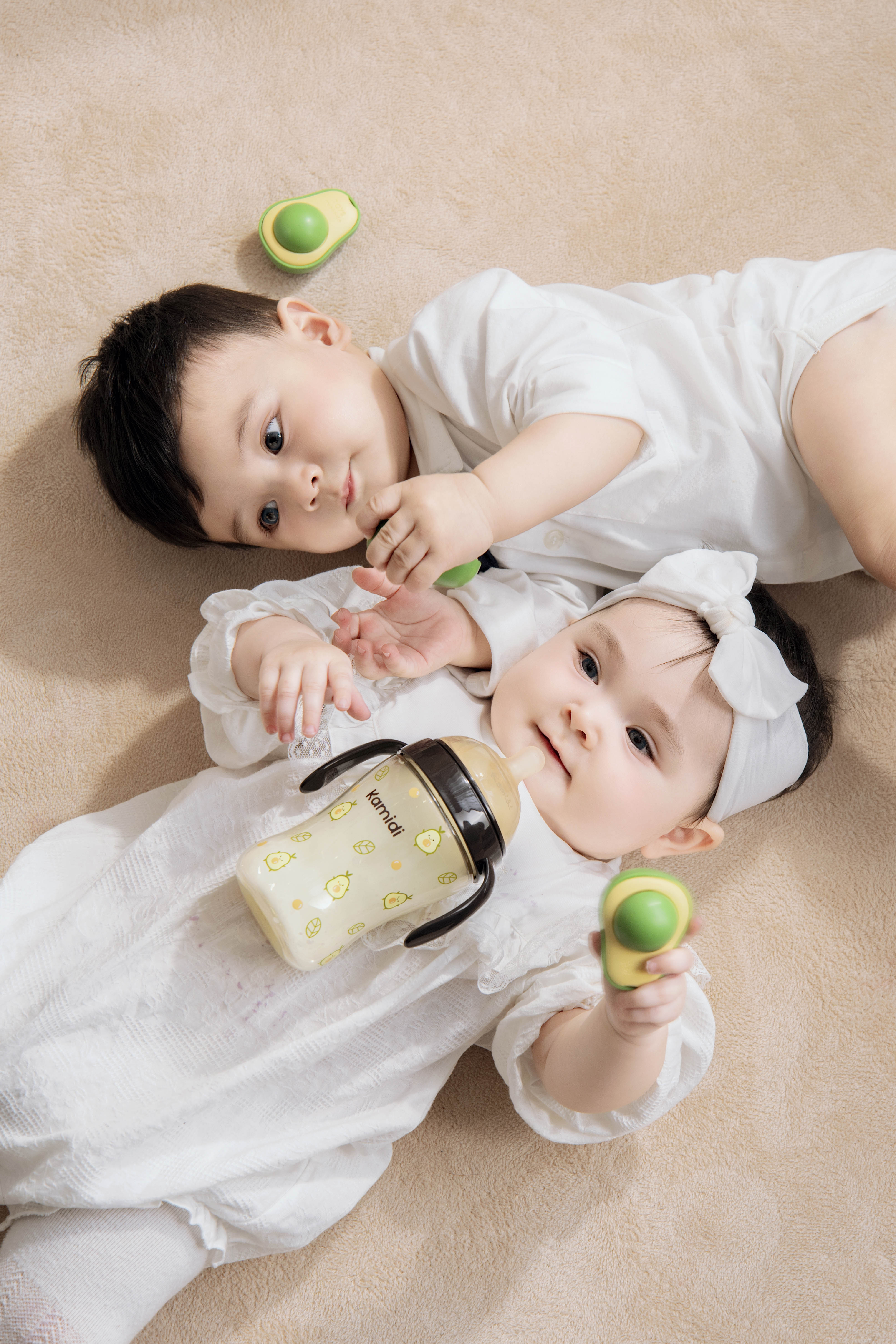 Mô tả Bình Sữa Kamidi Chất Liệu PPSU Họa Tiết Bơ Dung Tích 210ml/300ml - 3