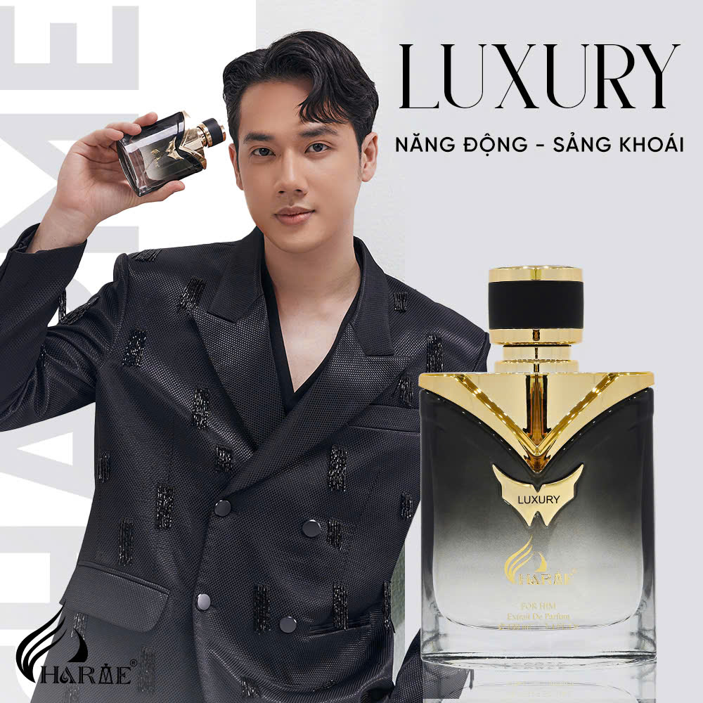 Mô tả Nước Hoa Nam Charme Luxury 100ml Chính Hãng, Hộp Cứng Lưu Hương Lâu, Nam Tính, Lịch Lãm - 2