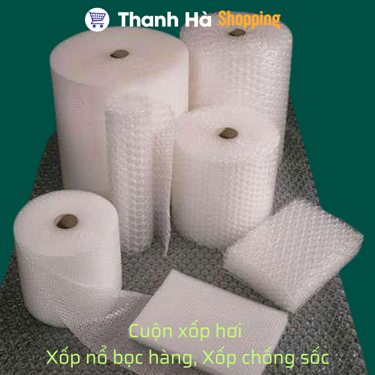 Mô tả Xốp chống sốc, xốp hơi bọc hàng, bóng khí, xốp chống xốc giá rẻ - Dài 20m - 3