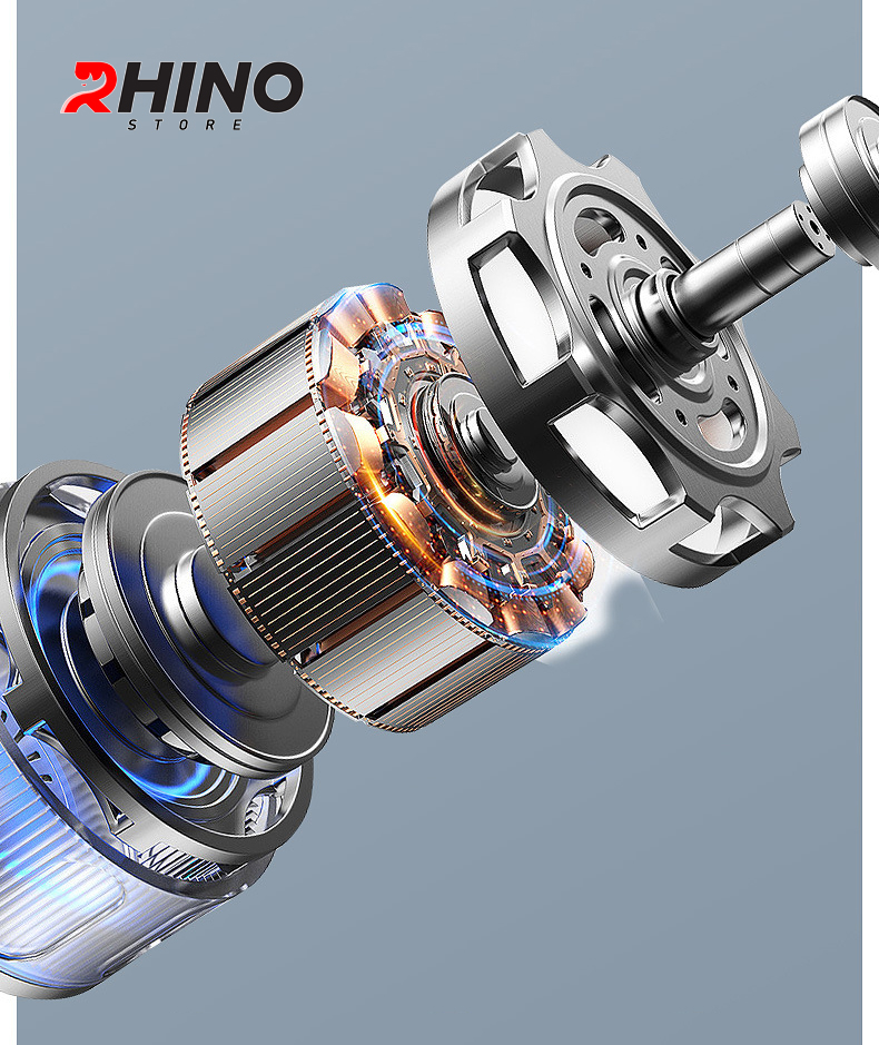 Mô tả Quạt tích điện để bàn văn phòng Rhino F103 gồm 3 mức độ gió - 3