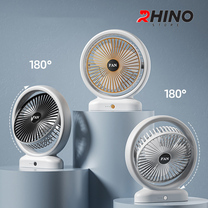 Mô tả Quạt tích điện để bàn văn phòng Rhino F103 gồm 3 mức độ gió - 9