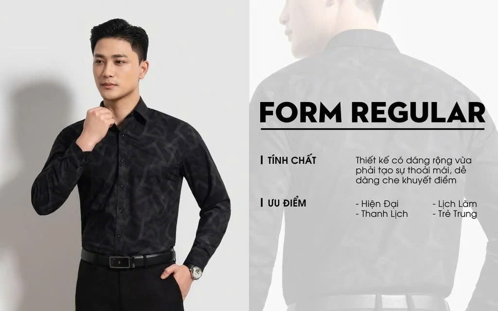 Mô tả Áo Sơ Mi Dài Tay 7SMDH318DEN Biluxury Từ Sợi Tre Bền Màu, Chống Nhăn, Chống Tia UV - 3
