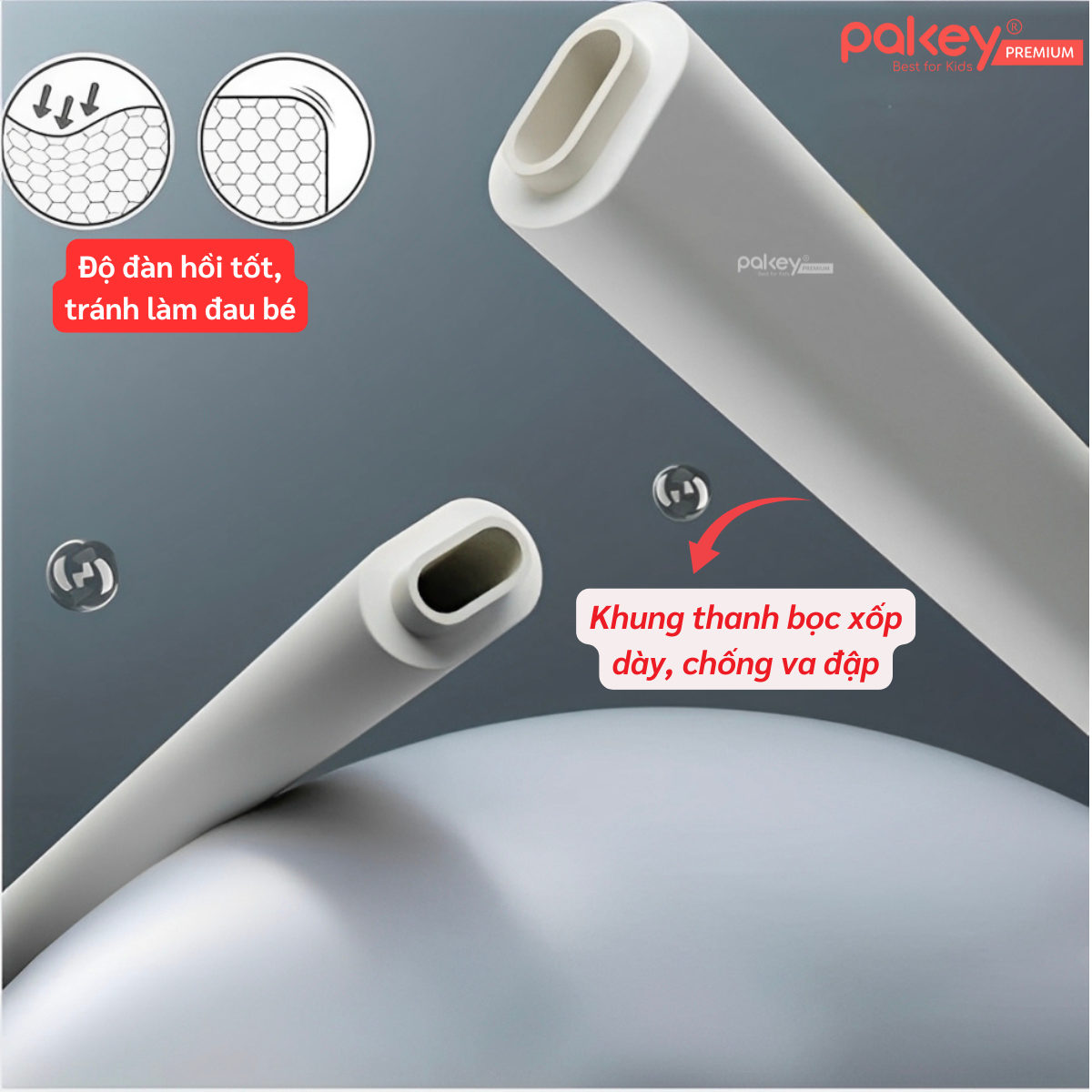 Mô tả Thanh Chắn Giường Cho Bé PAKEY G600, Chặn Giường Chất Liệu Cao Cấp An Toàn Cho Bé - 4