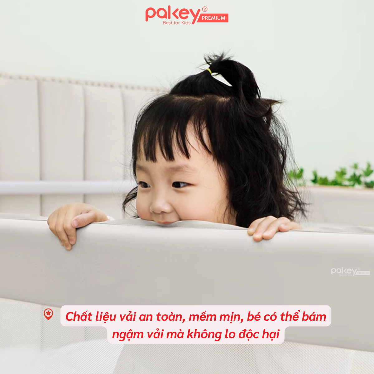 Mô tả Thanh Chắn Giường PAKEY G600 Cho Bé Cao Cấp, Chặn Giường An Toàn Giúp Bé Ngủ Ngon An Toàn - 2