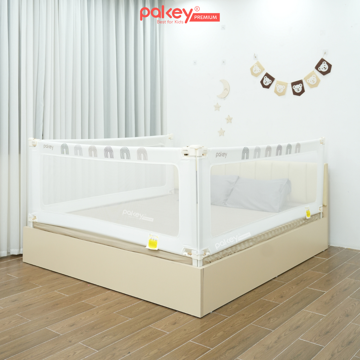 Mô tả Thanh Chắn Giường PAKEY G600 Cho Bé Cao Cấp, Chặn Giường An Toàn Giúp Bé Ngủ Ngon An Toàn - 12